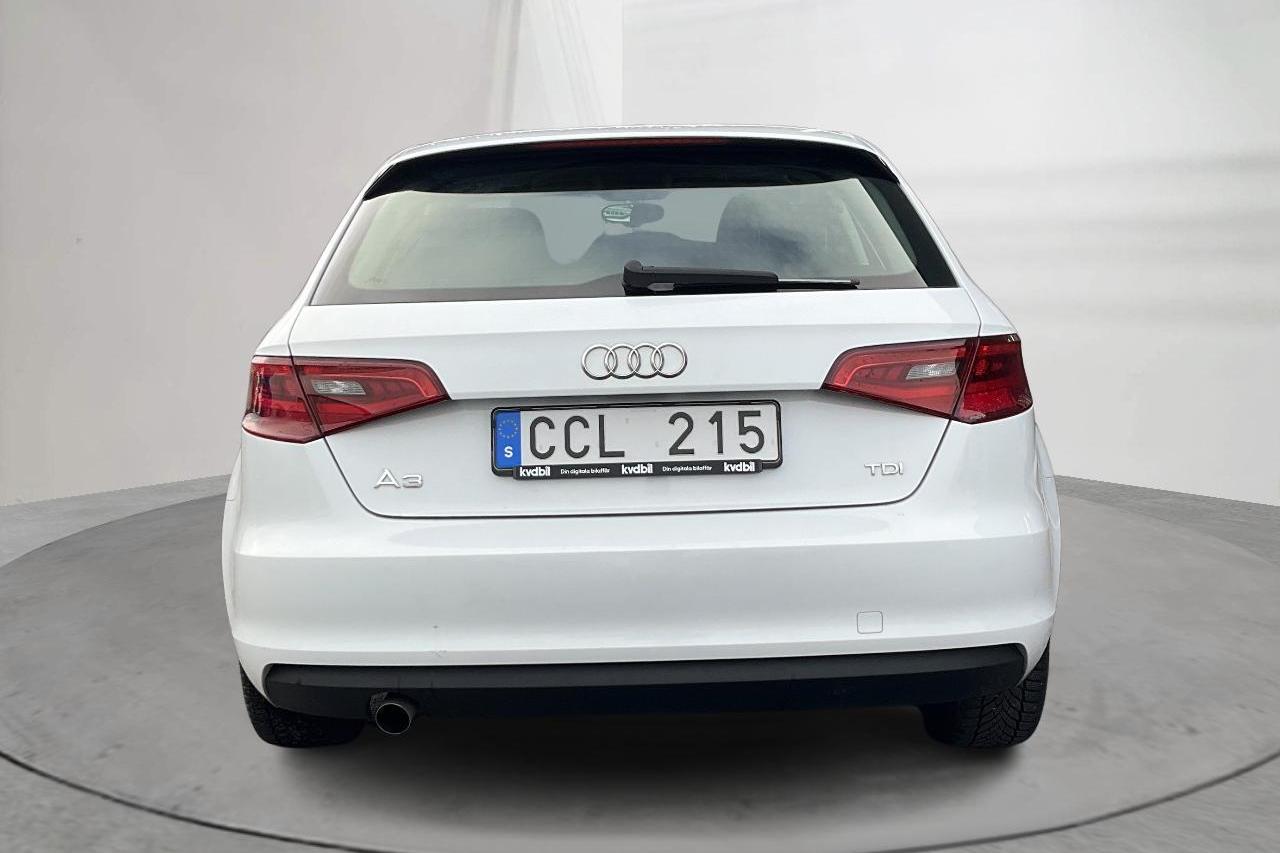 Audi A3 1.6 TDI Ultra Sportback (110hk) - 166 160 km - Manualna - biały - 2014