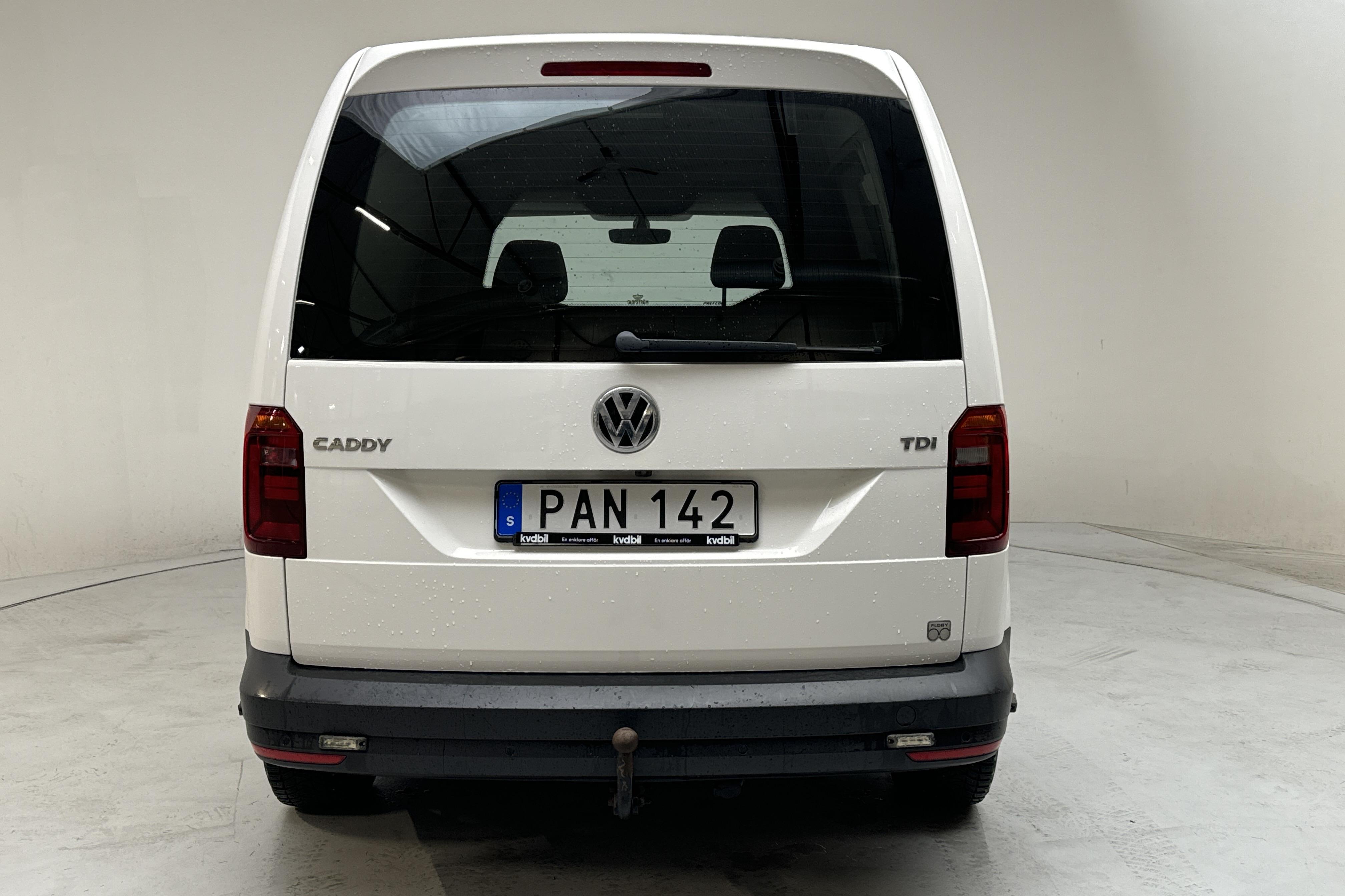 VW Caddy 2.0 TDI Skåp (102hk) - 9 369 mil - Automat - vit - 2017