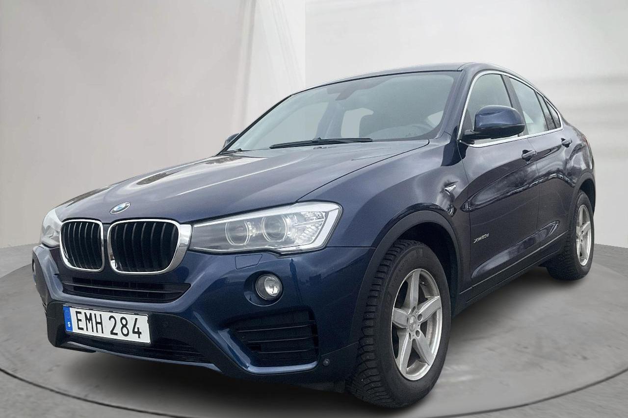 BMW X4 xDrive 20d, F26 (190hk) - 83 020 km - Automatyczna - niebieski - 2015