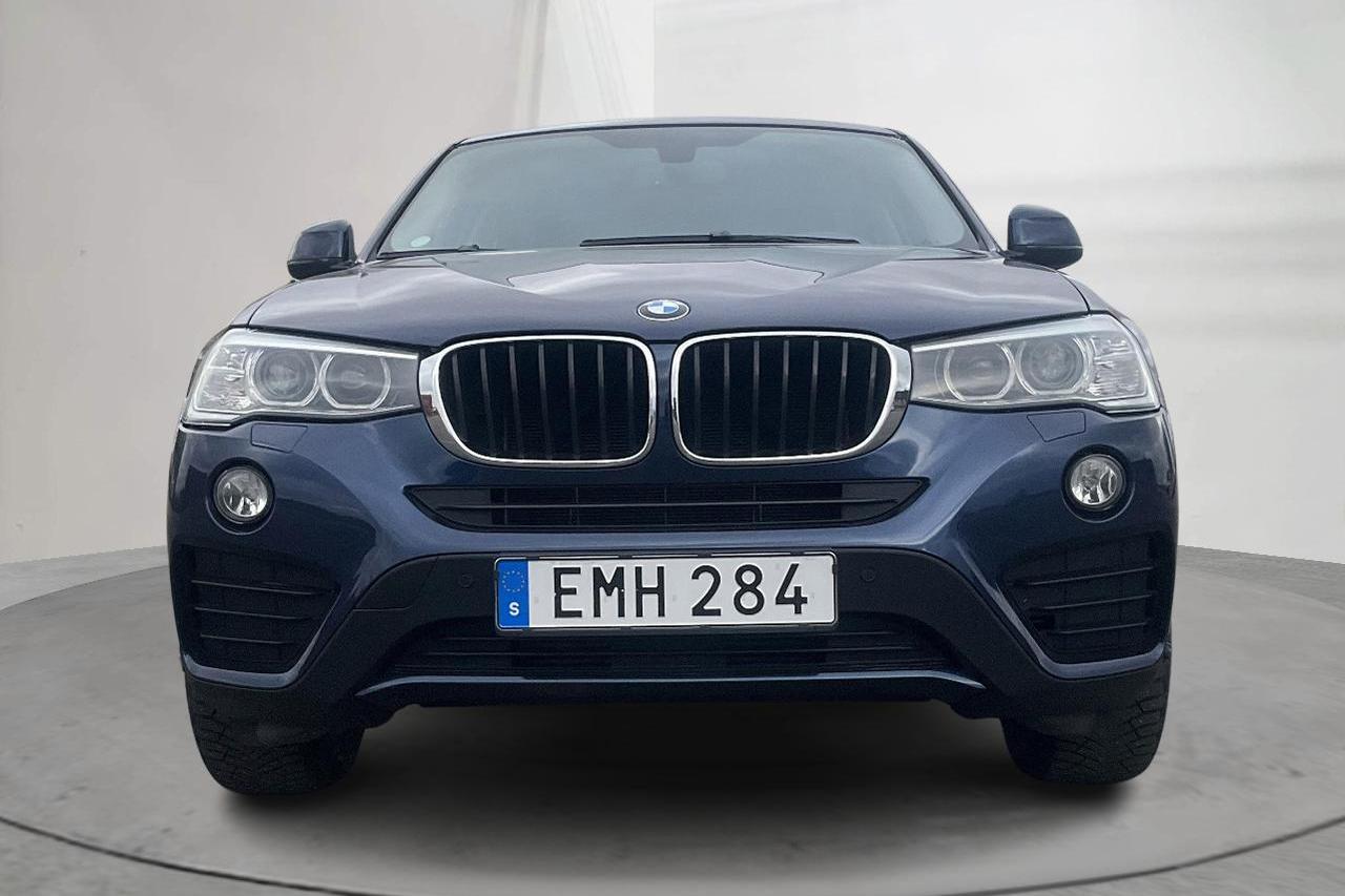 BMW X4 xDrive 20d, F26 (190hk) - 83 020 km - Automatyczna - niebieski - 2015