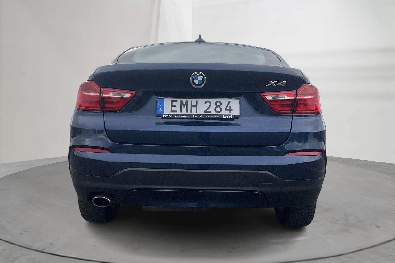 BMW X4 xDrive 20d, F26 (190hk) - 83 020 km - Automatyczna - niebieski - 2015