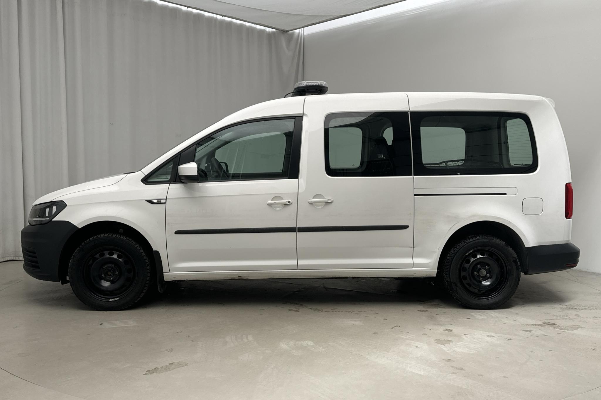 VW Caddy Maxi Life 1.4 TGI (110hk) - 95 740 km - Automaatne - valge - 2018