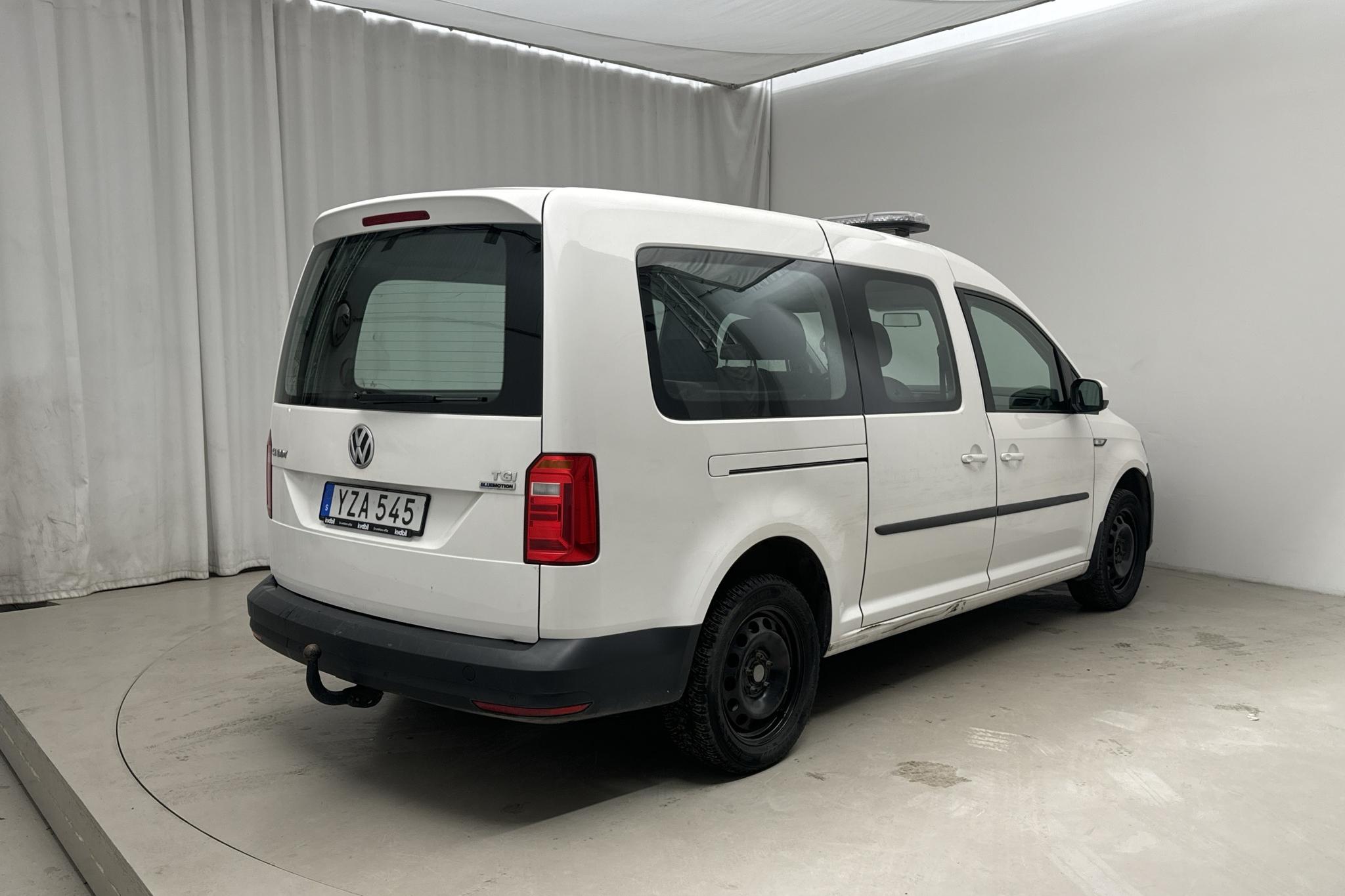 VW Caddy Maxi Life 1.4 TGI (110hk) - 95 740 km - Automaatne - valge - 2018