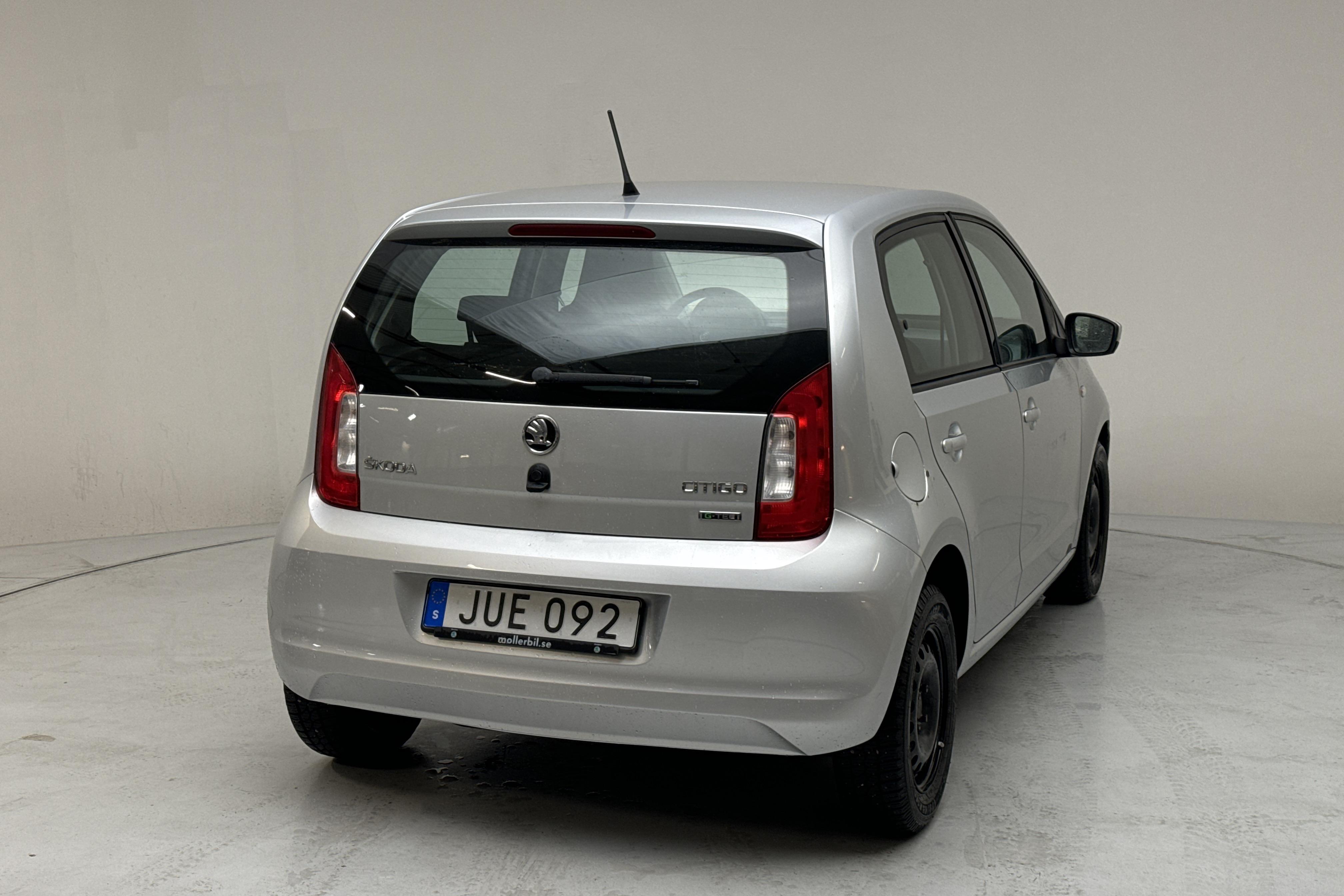 Skoda Citigo MPI 5dr CNG (68hk) - 120 880 km - Manualna - srebro - 2016