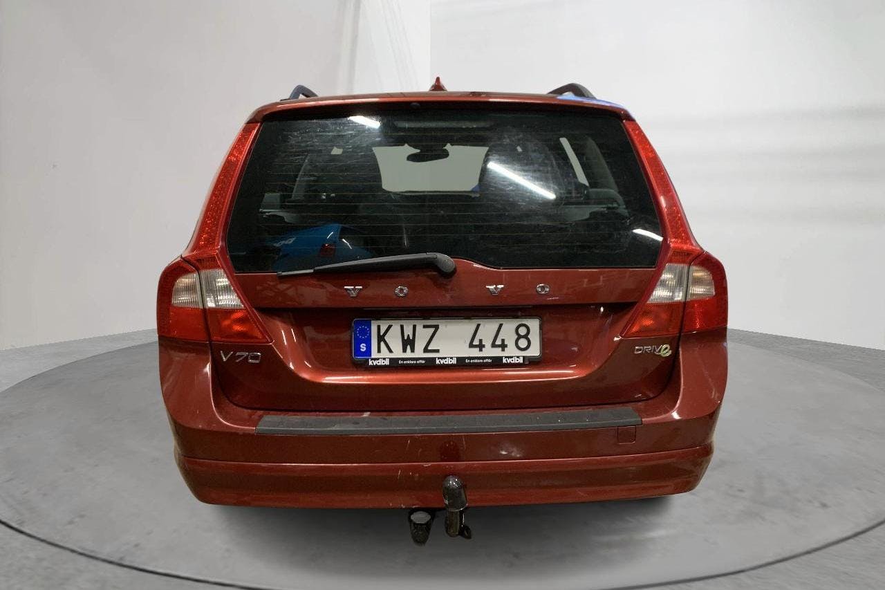 Volvo V70 II 1.6D DRIVe (109hk) - 246 280 km - Manual - red - 2011