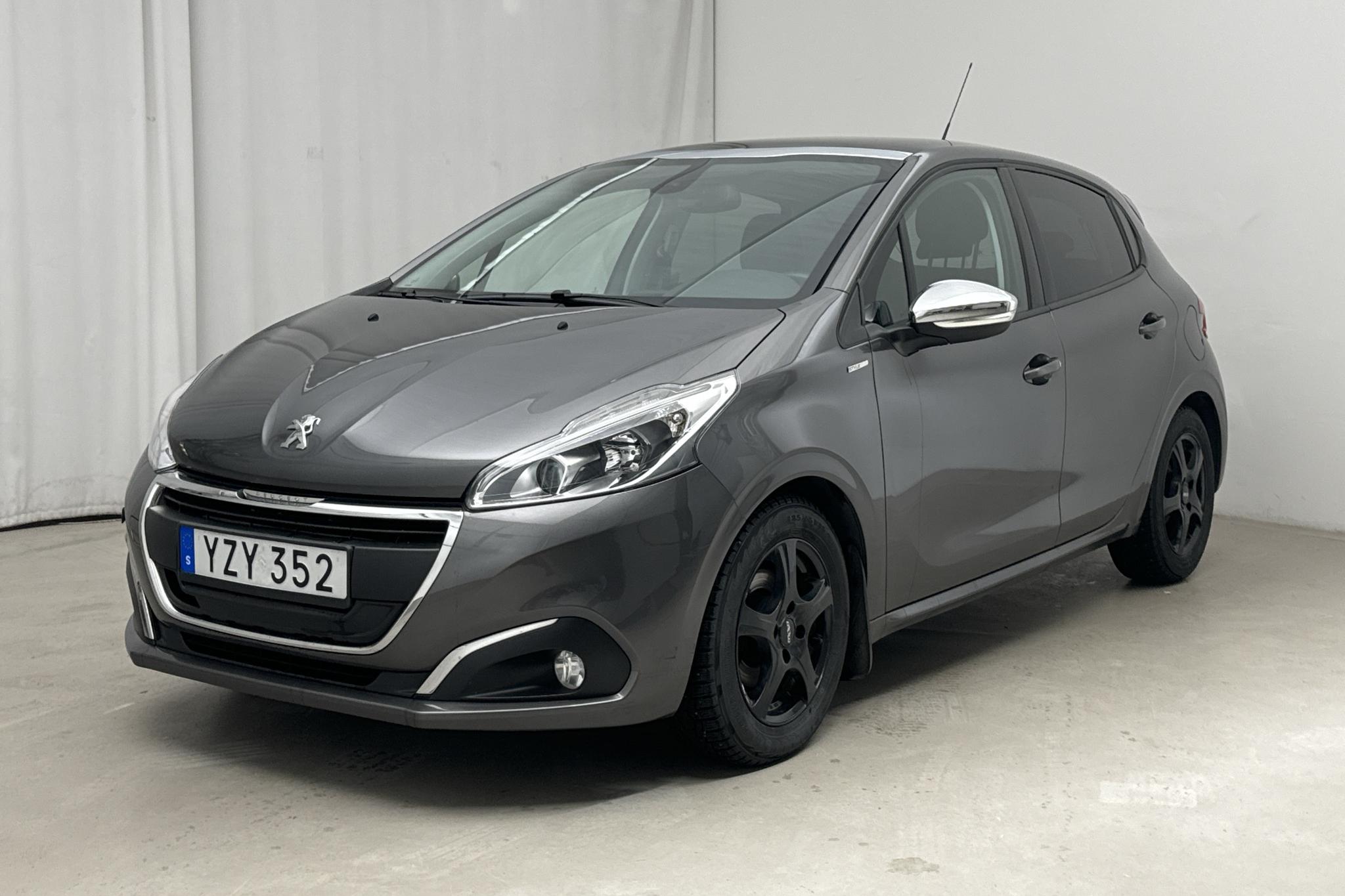 Peugeot 208 PureTech 5dr (82hk) - 65 650 km - Automatic - Dark Grey - 2018