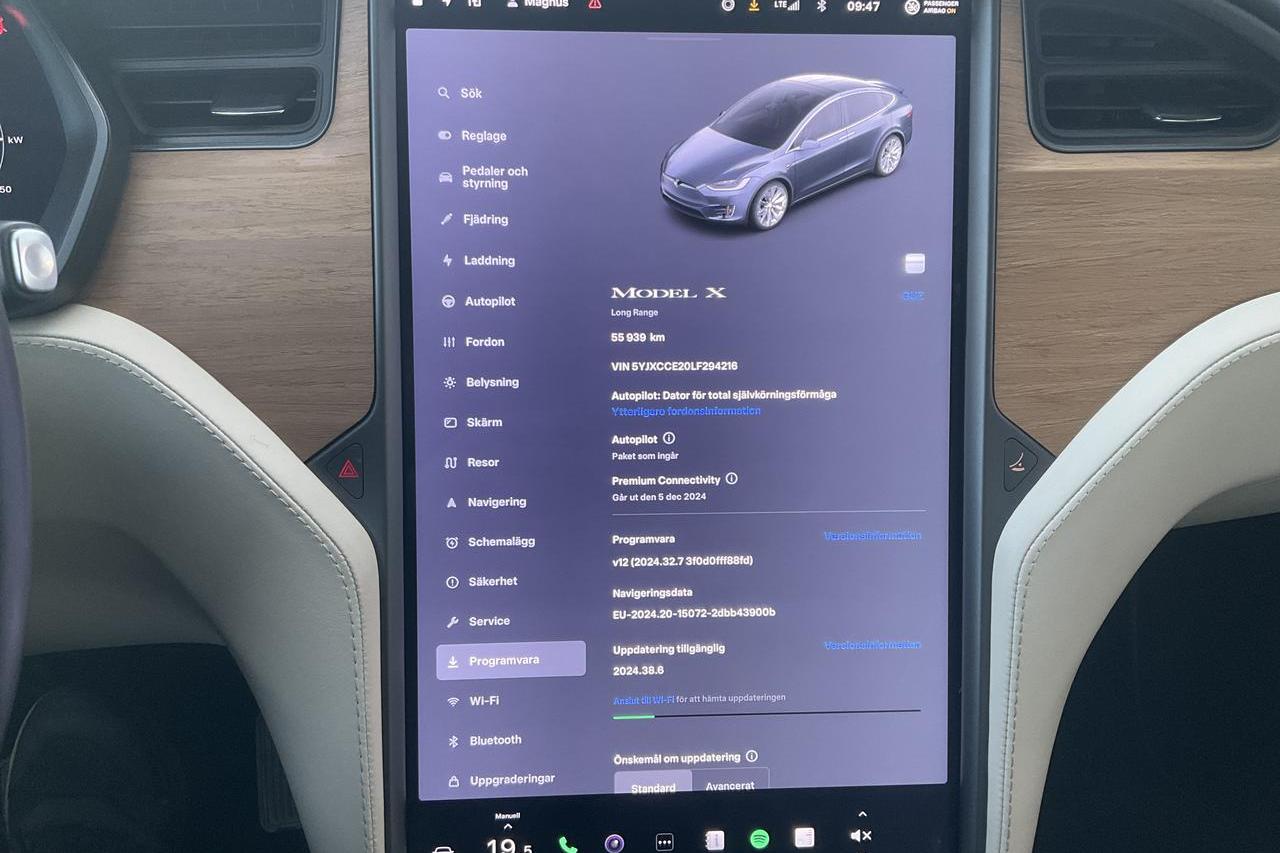 Tesla Model X Dual Motor Long Range AWD - 55 940 km - Automatyczna - szary - 2020