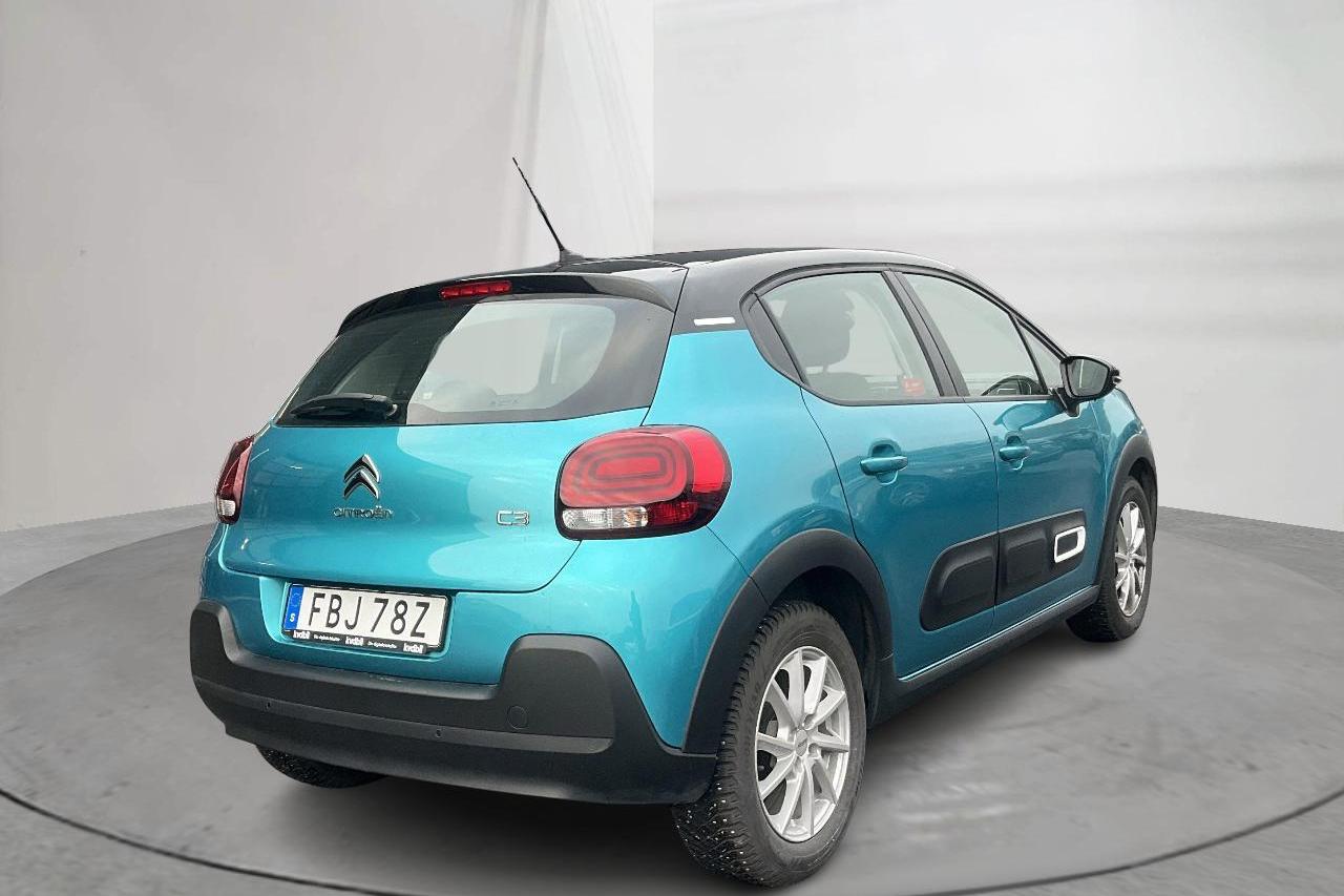 Citroen C3 PureTech (82hk) - 23 650 km - Manual - blue - 2021