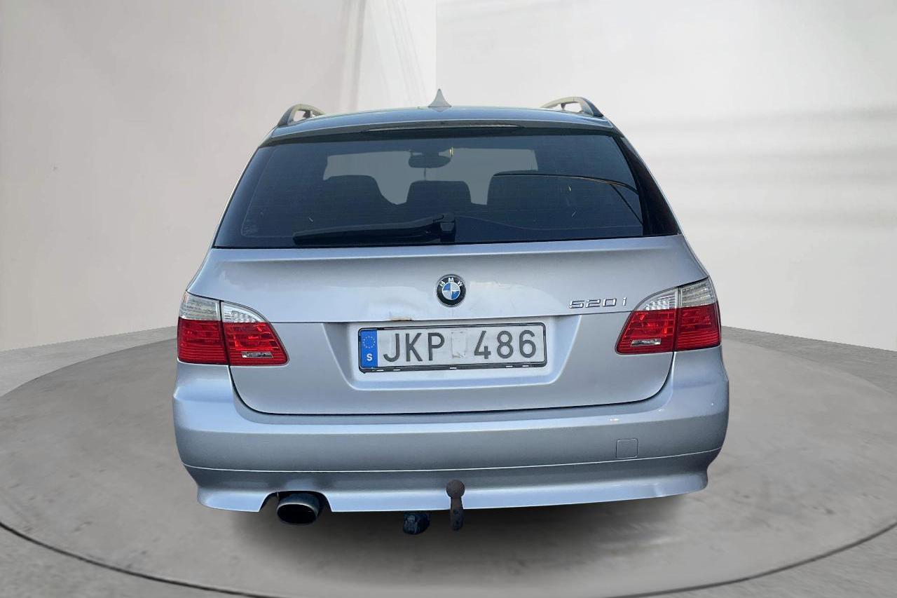 BMW 520i Touring, E61 (170hk) - 190 530 km - Käsitsi - Light Grey - 2008