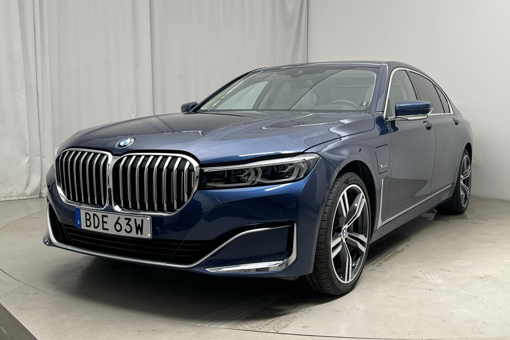 BMW 745Le iPerformance xDrive Sedan LCI 12,0 kWh, G12 (394hk) - 34 620 km - Automatic - blue - 2022