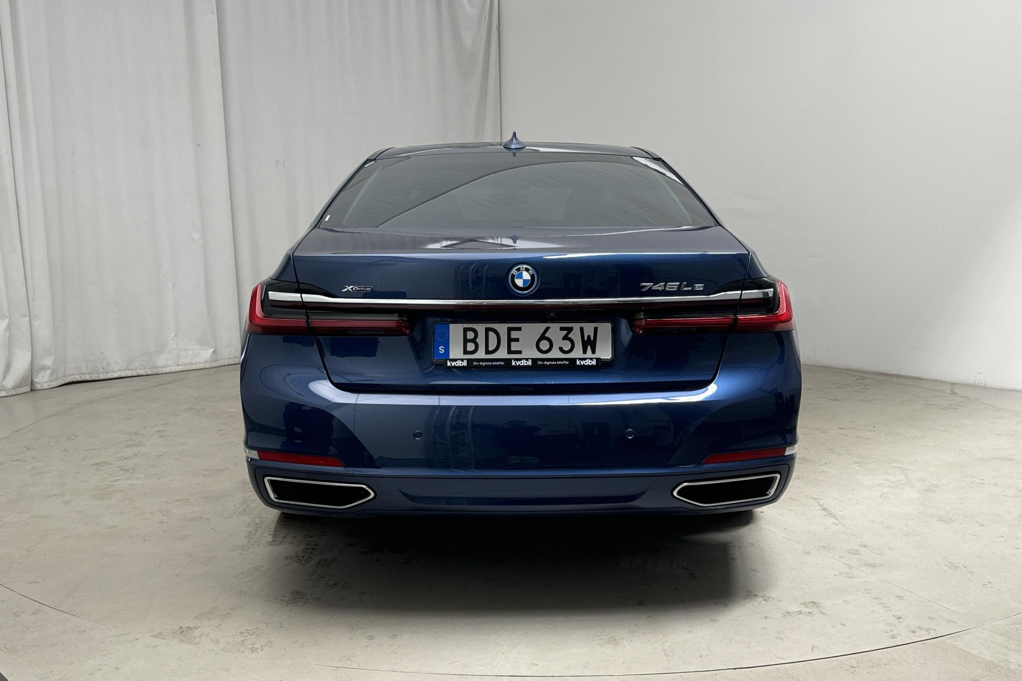 BMW 745Le iPerformance xDrive Sedan LCI 12,0 kWh, G12 (394hk) - 34 620 km - Automatic - blue - 2022