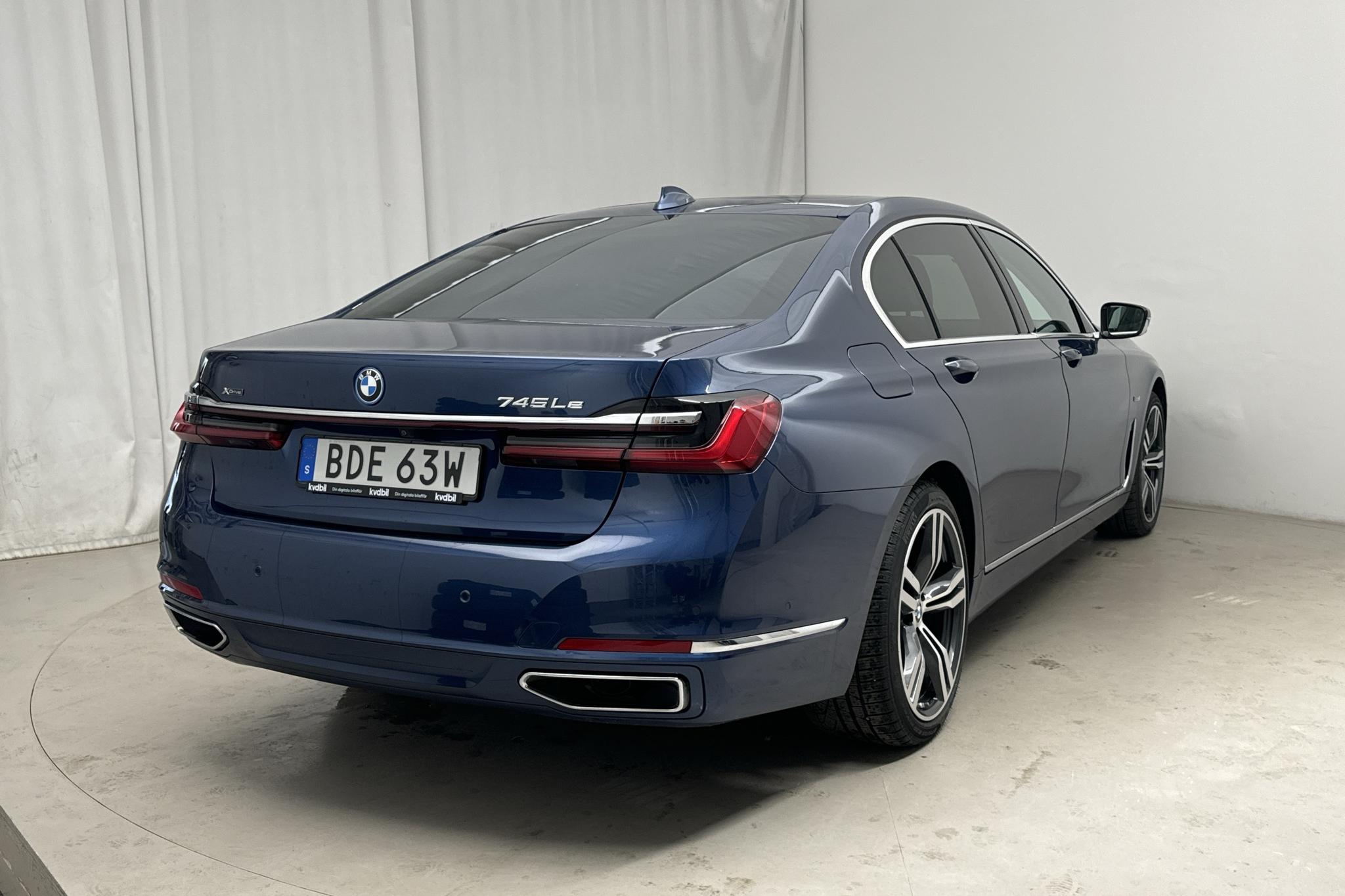 BMW 745Le iPerformance xDrive Sedan LCI 12,0 kWh, G12 (394hk) - 34 620 km - Automatic - blue - 2022