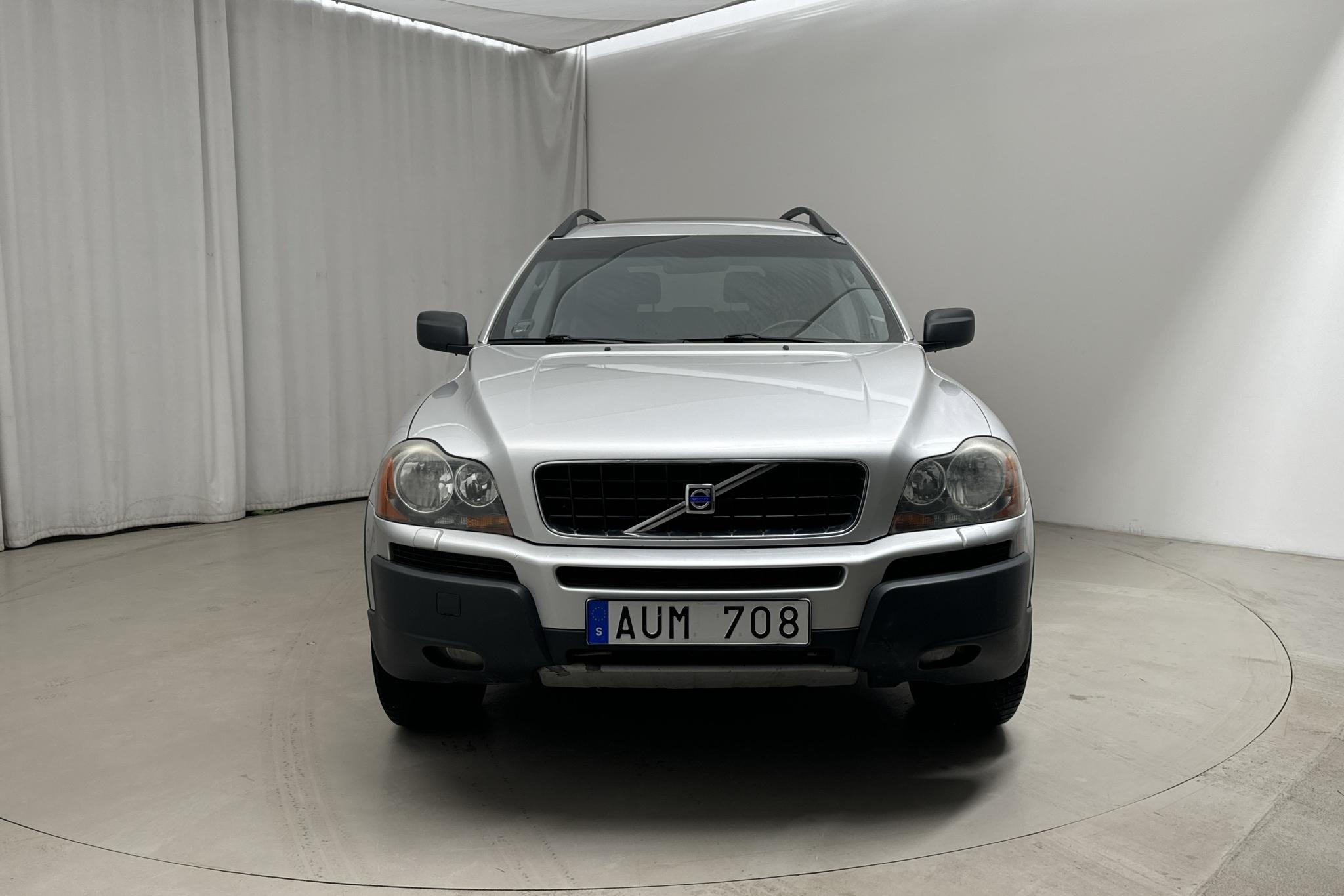 Volvo XC90 T6 (272hk) - 166 630 km - Automatyczna - srebro - 2004