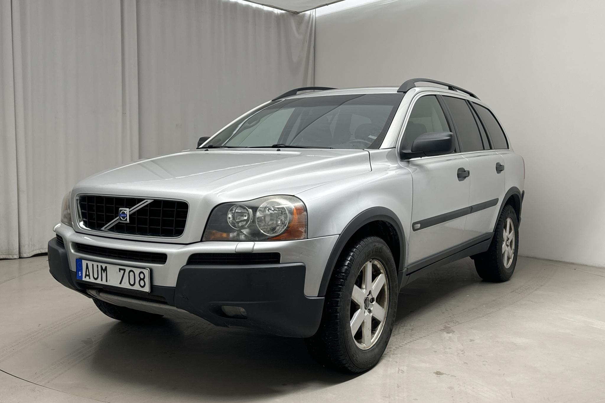 Volvo XC90 T6 (272hk) - 166 630 km - Automatyczna - srebro - 2004