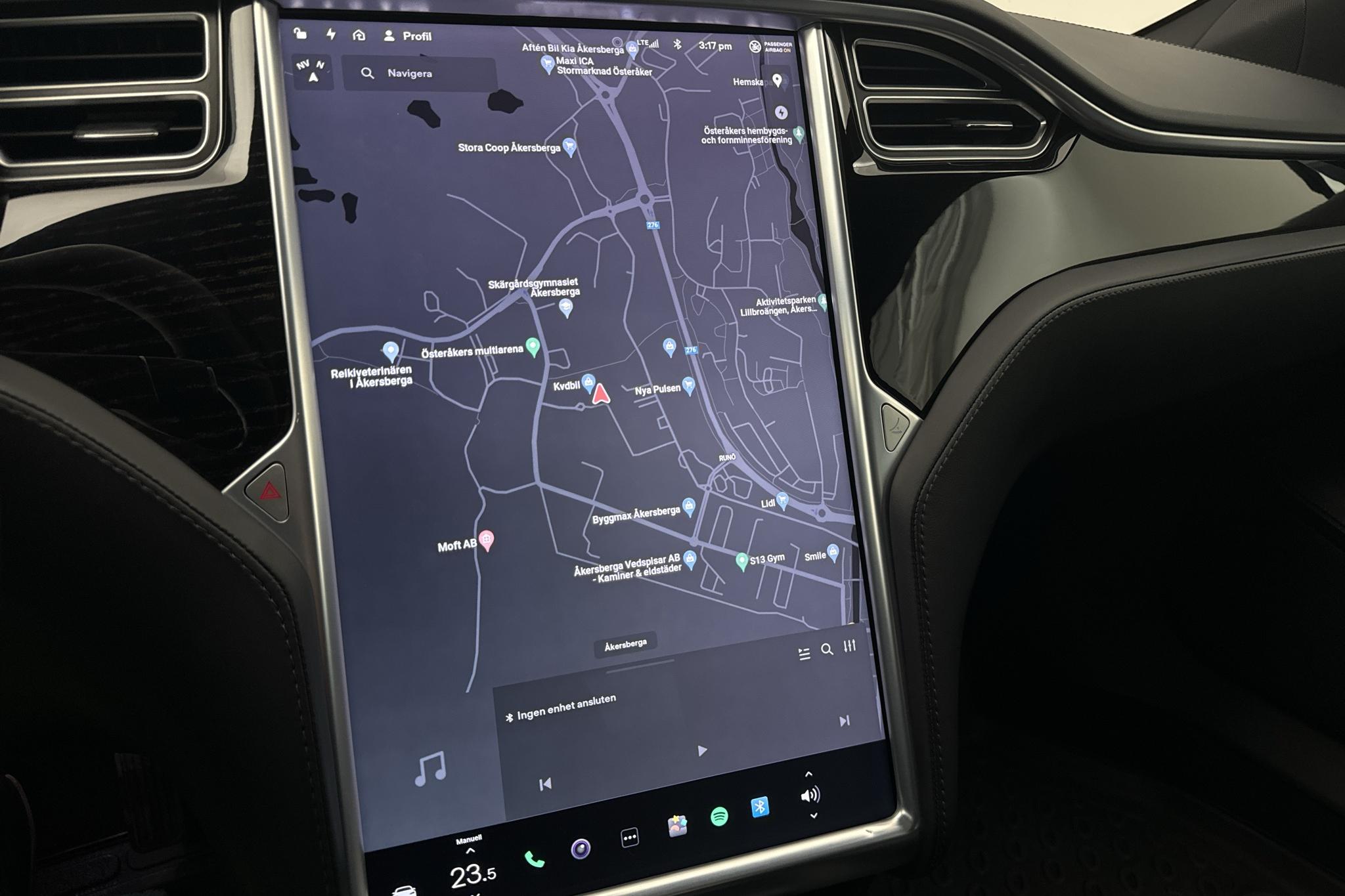 Tesla Model S 75 - 16 862 mil - Automat - grå - 2017