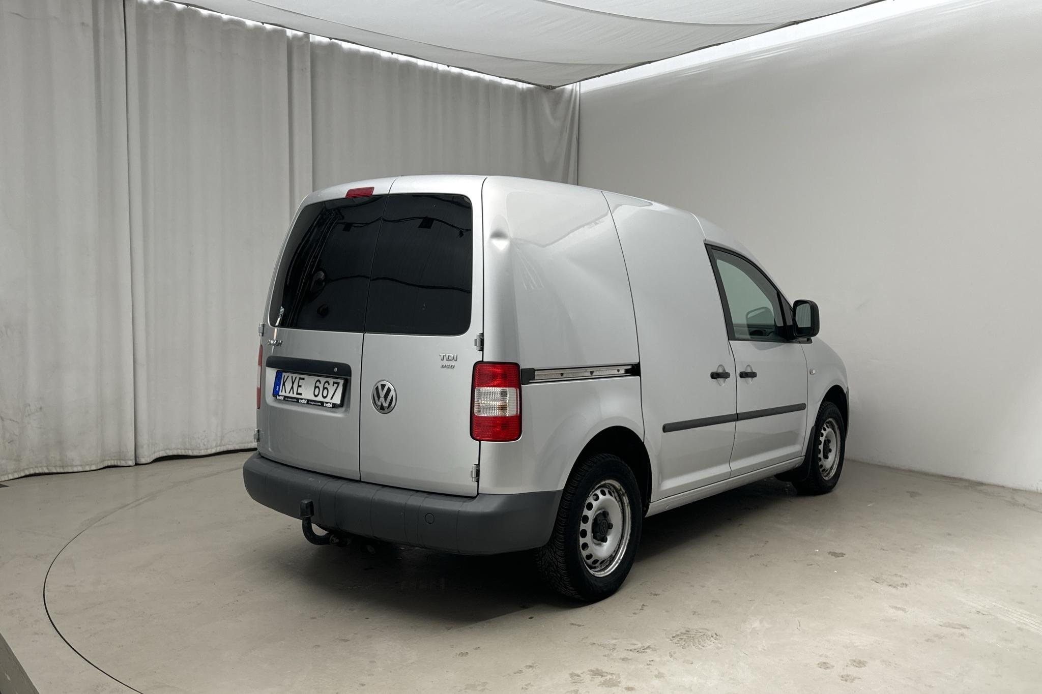 VW Caddy 1.9 TDI Skåp (105hk) - 81 610 km - Automaattinen - hopea - 2010