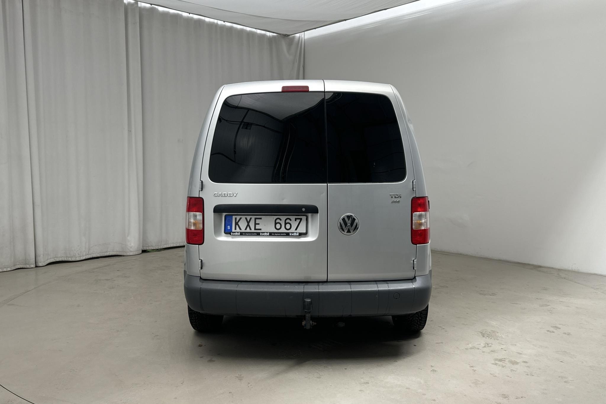 VW Caddy 1.9 TDI Skåp (105hk) - 81 610 km - Automaattinen - hopea - 2010