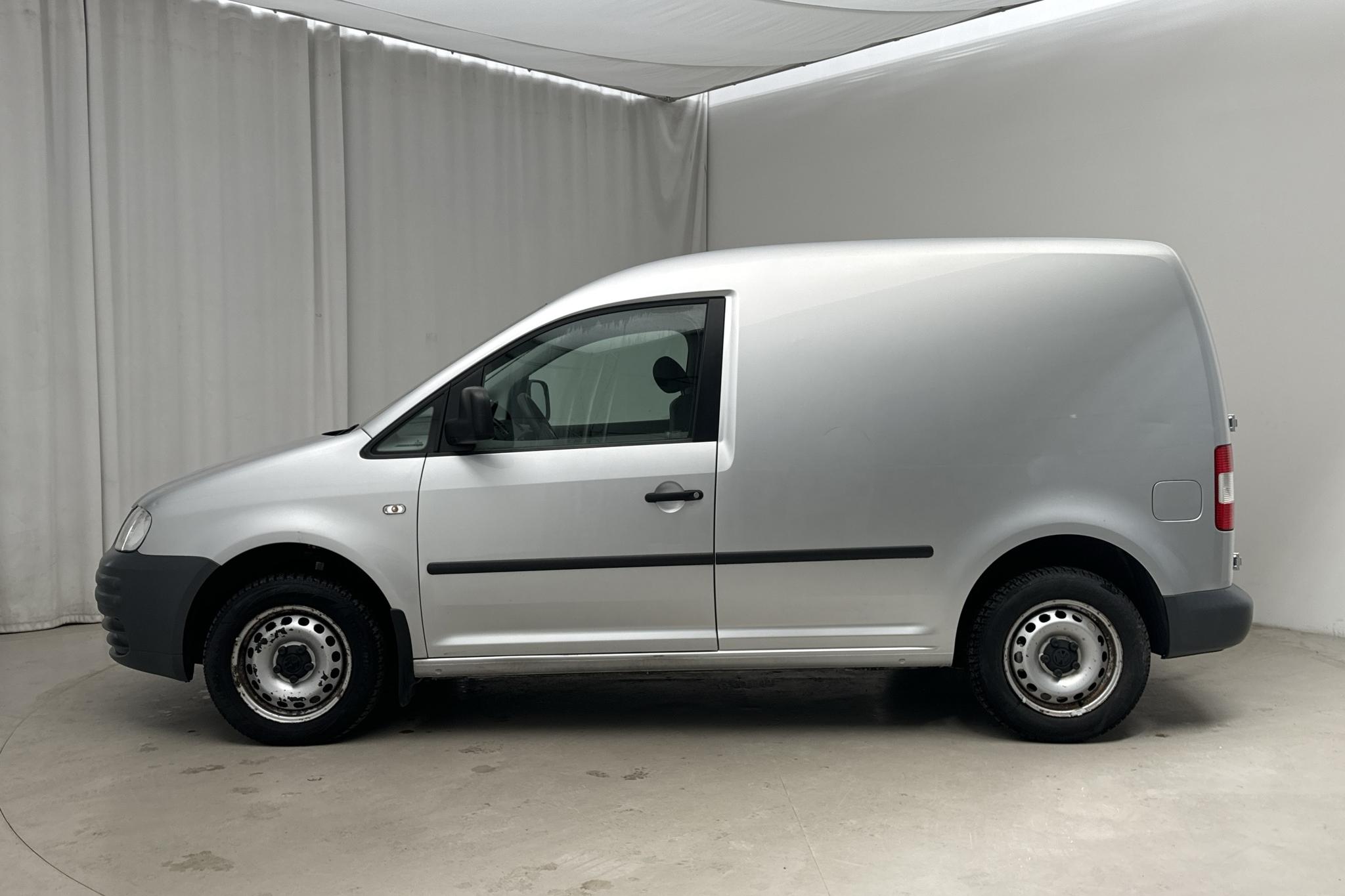 VW Caddy 1.9 TDI Skåp (105hk) - 81 610 km - Automaattinen - hopea - 2010