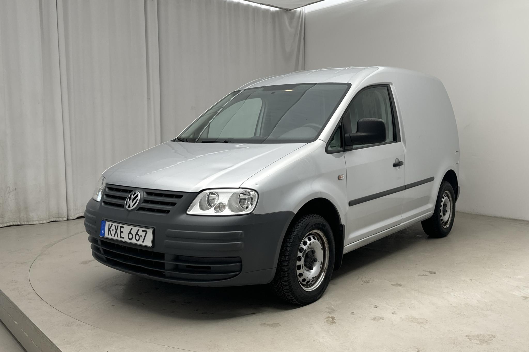 VW Caddy 1.9 TDI Skåp (105hk) - 81 610 km - Automaattinen - hopea - 2010