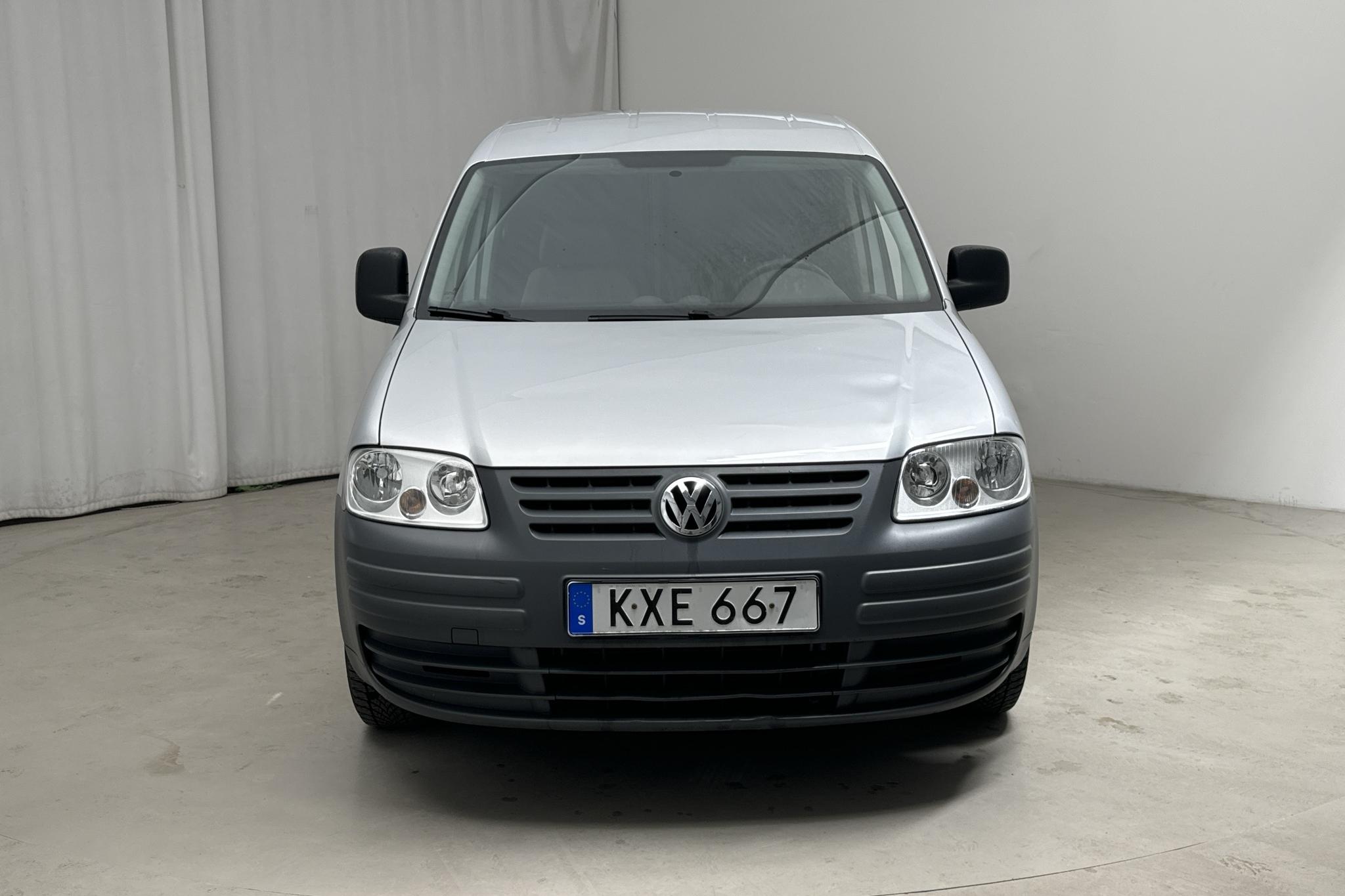 VW Caddy 1.9 TDI Skåp (105hk) - 81 610 km - Automaattinen - hopea - 2010