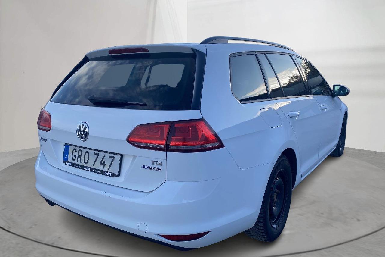 VW Golf VII 1.6 TDI BlueMotion Sportscombi (110hk) - 133 180 km - Manuaalinen - valkoinen - 2015