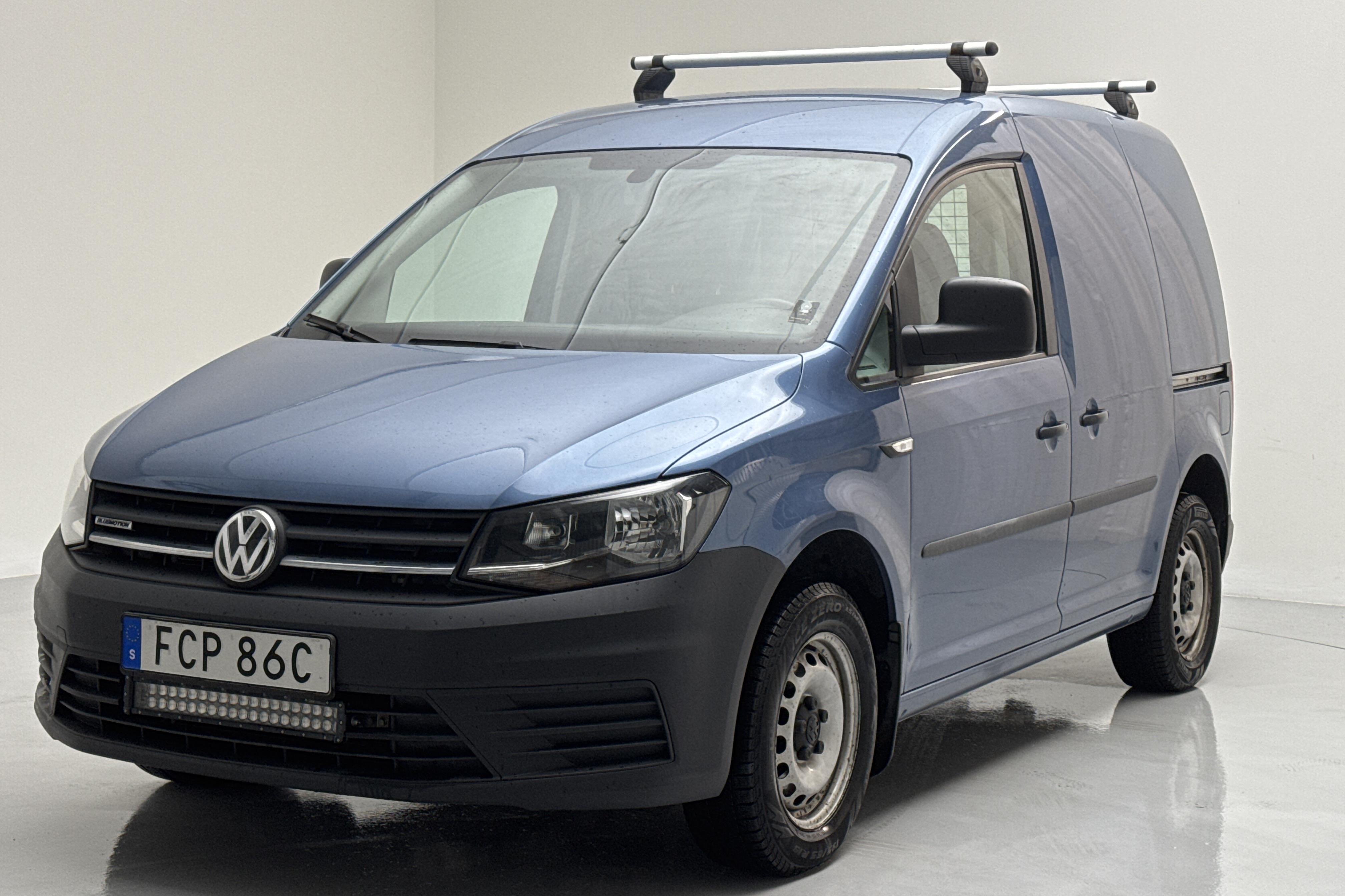 VW Caddy 1.4 TGI Skåp (110hk) - 68 080 km - Automatic - blue - 2019