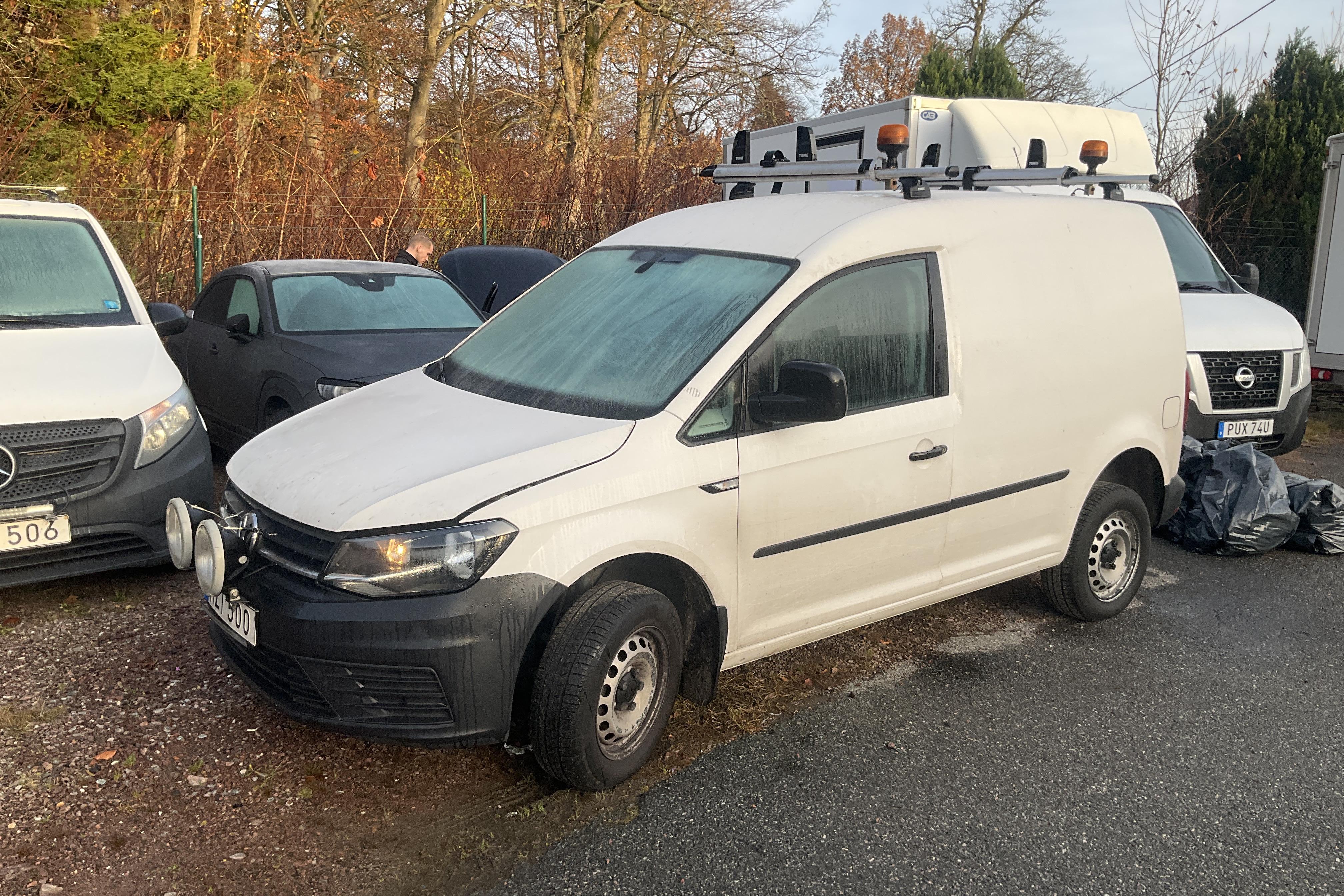 VW Caddy 2.0 TDI Skåp 4MOTION (110hk) - 187 650 km - Käsitsi - valge - 2016