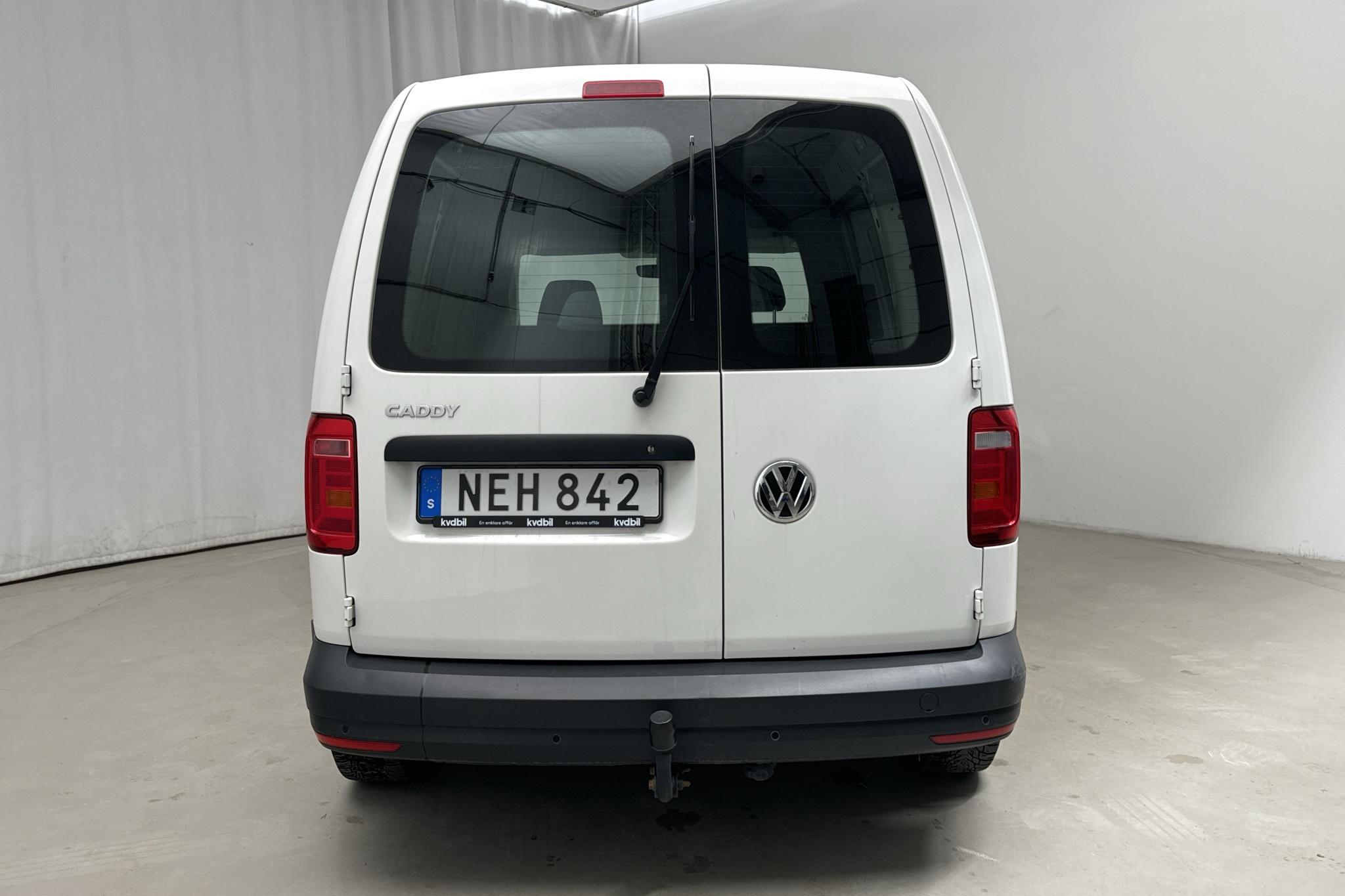 VW Caddy 2.0 TDI Skåp (150hk) - 94 770 km - Automatic - white - 2019