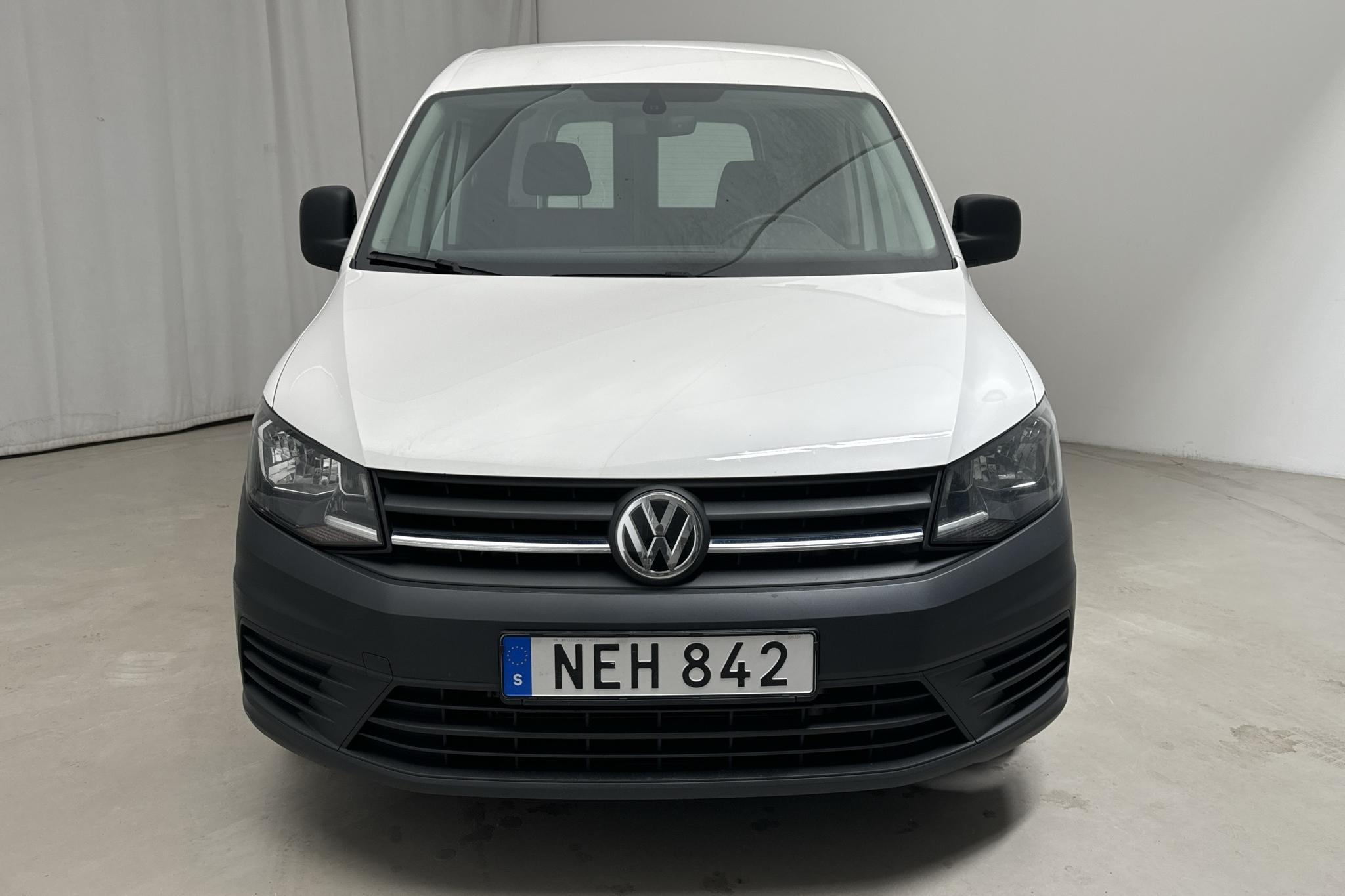 VW Caddy 2.0 TDI Skåp (150hk) - 94 770 km - Automatic - white - 2019