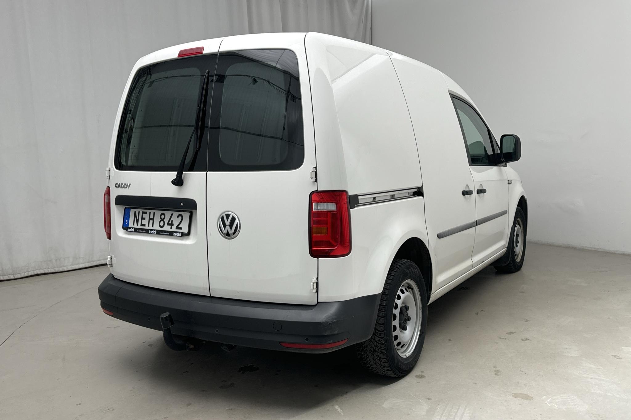 VW Caddy 2.0 TDI Skåp (150hk) - 94 770 km - Automatic - white - 2019