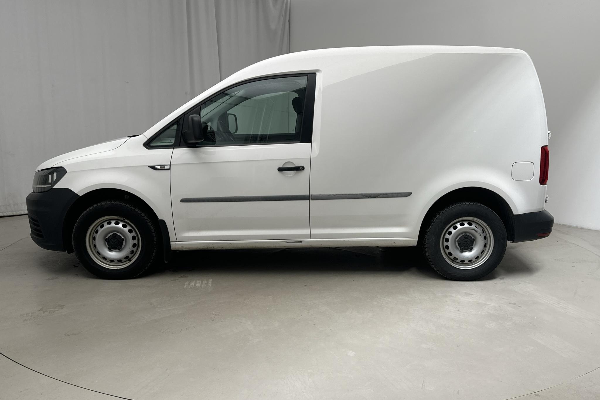 VW Caddy 2.0 TDI Skåp (150hk) - 94 770 km - Automatic - white - 2019