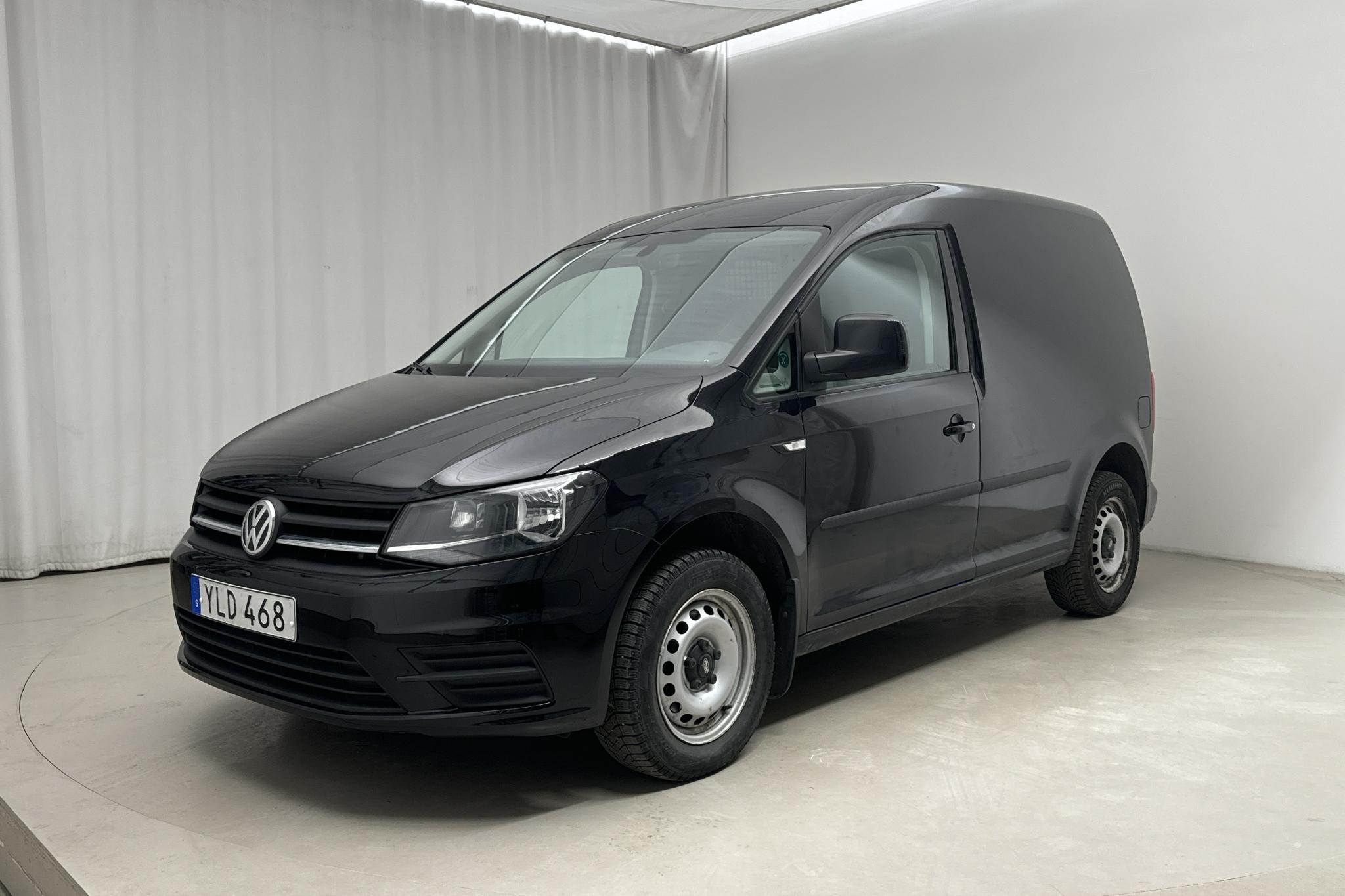 VW Caddy 2.0 TDI Skåp (102hk) - 7 395 mil - Automat - svart - 2017