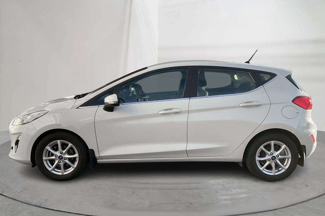 Ford Fiesta 1.0T EcoBoost 5dr (125hk) - 56 560 km - Automatyczna - biały - 2021