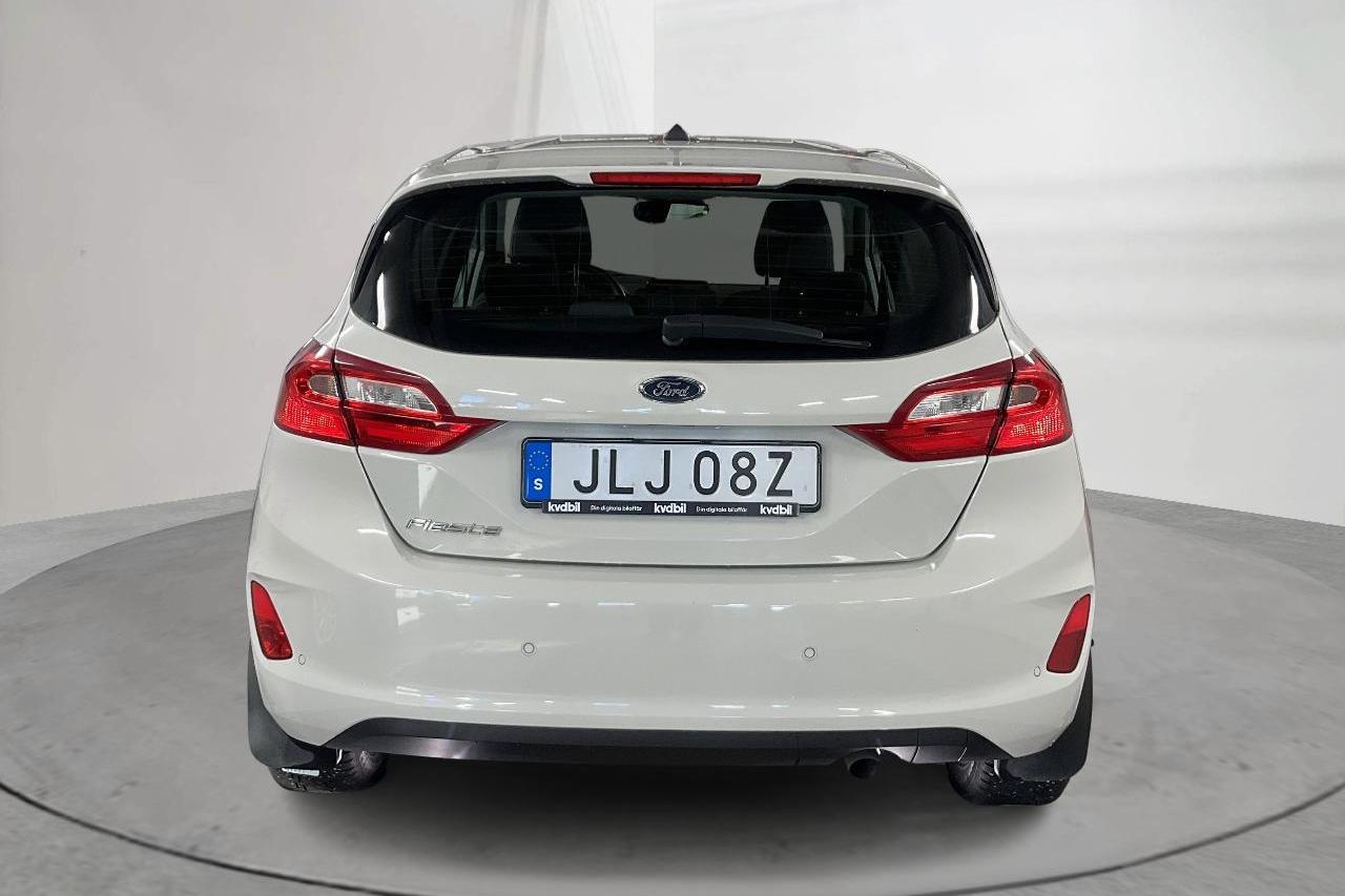 Ford Fiesta 1.0T EcoBoost 5dr (125hk) - 56 560 km - Automatyczna - biały - 2021