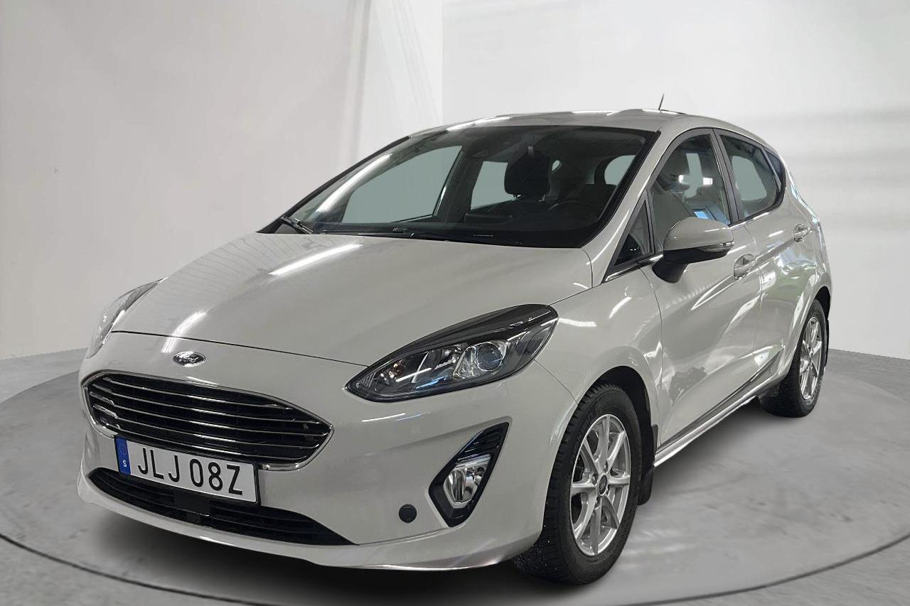 Ford Fiesta 1.0T EcoBoost 5dr (125hk) - 56 560 km - Automatyczna - biały - 2021