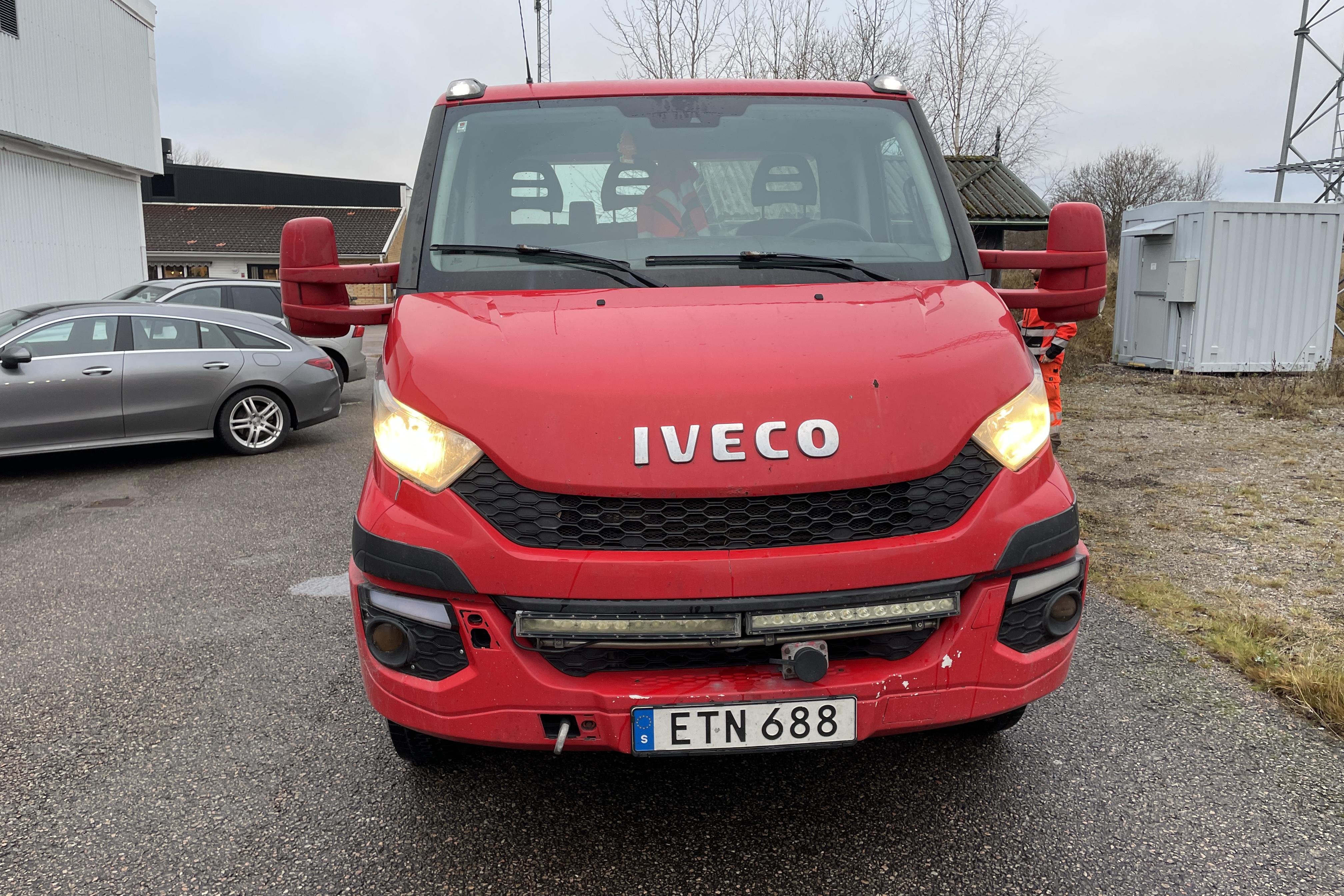 Iveco DAILY 70C17H P - 556 198 km - Manualna - czerwony - 2015