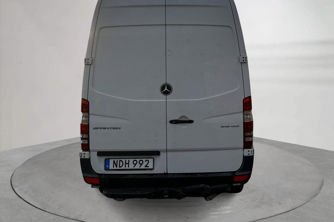 Mercedes Sprinter 316 CDI (163hk) - 204 010 km - Automatyczna - biały - 2016