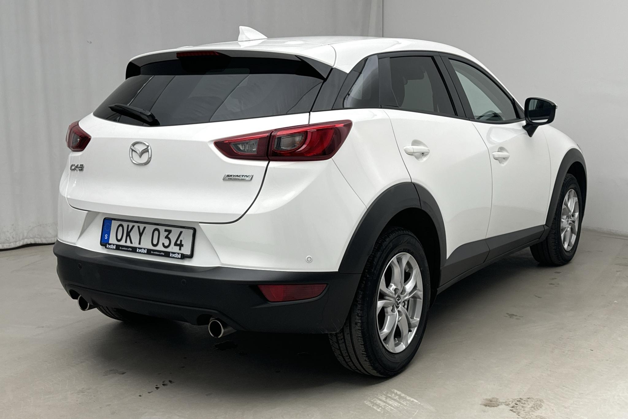 Mazda CX-3 2.0 2WD (120hk) - 8 269 mil - Manuell - vit - 2017