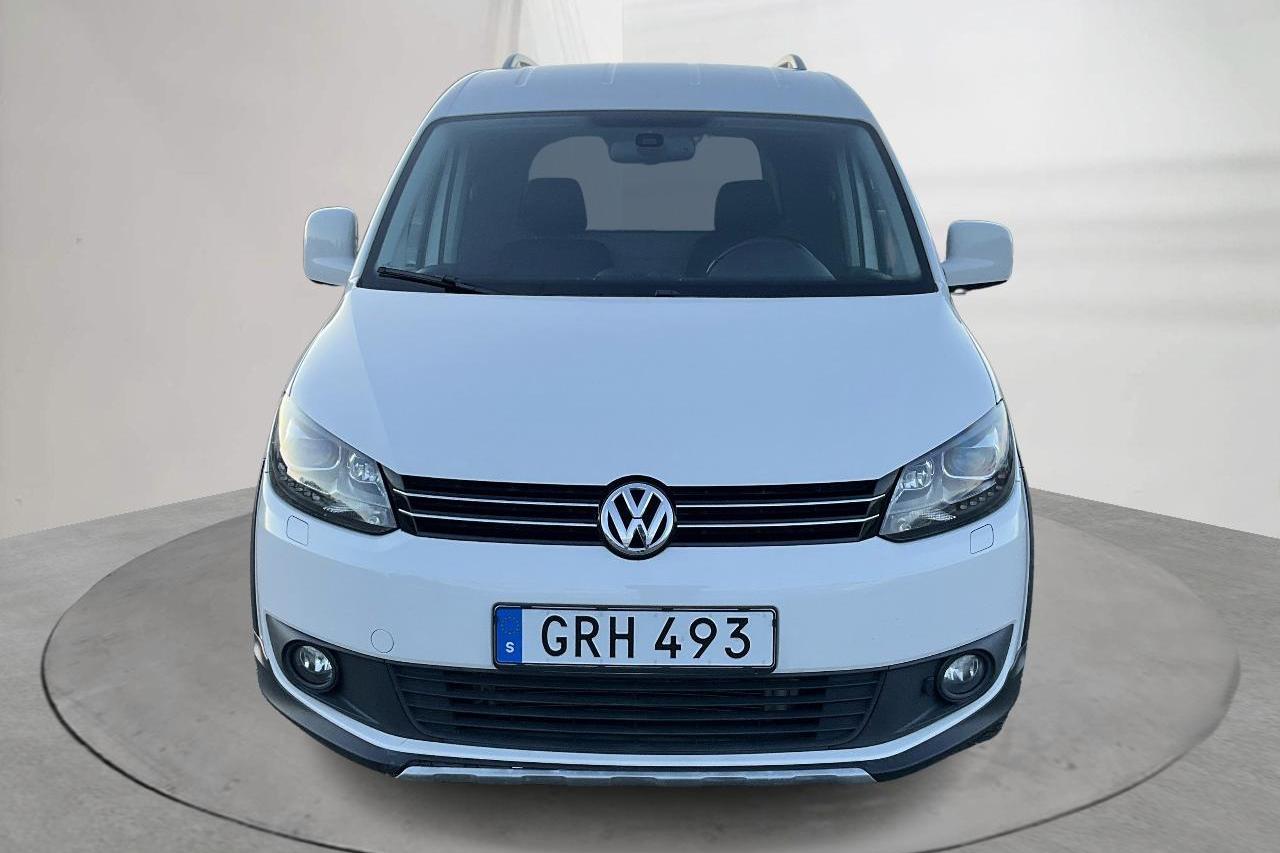 VW Caddy 2.0 TDI Skåp 4-motion (140hk) - 7 062 mil - Automat - vit - 2015