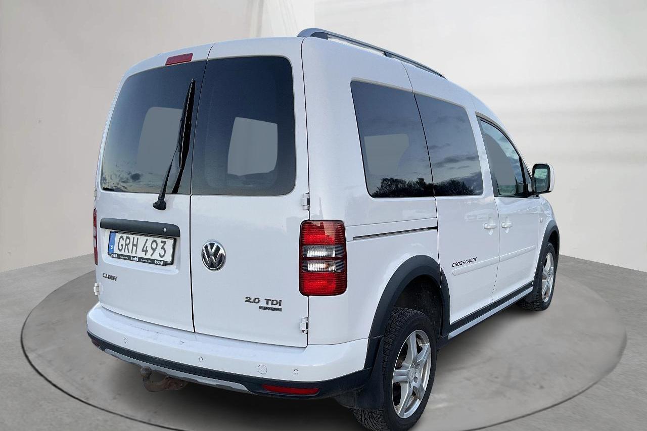 VW Caddy 2.0 TDI Skåp 4-motion (140hk) - 7 062 mil - Automat - vit - 2015