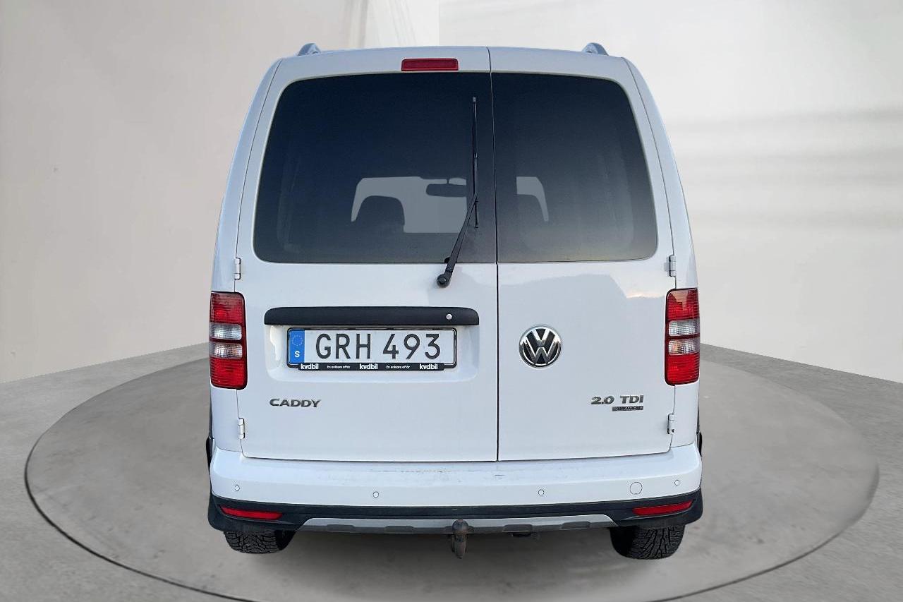 VW Caddy 2.0 TDI Skåp 4-motion (140hk) - 7 062 mil - Automat - vit - 2015