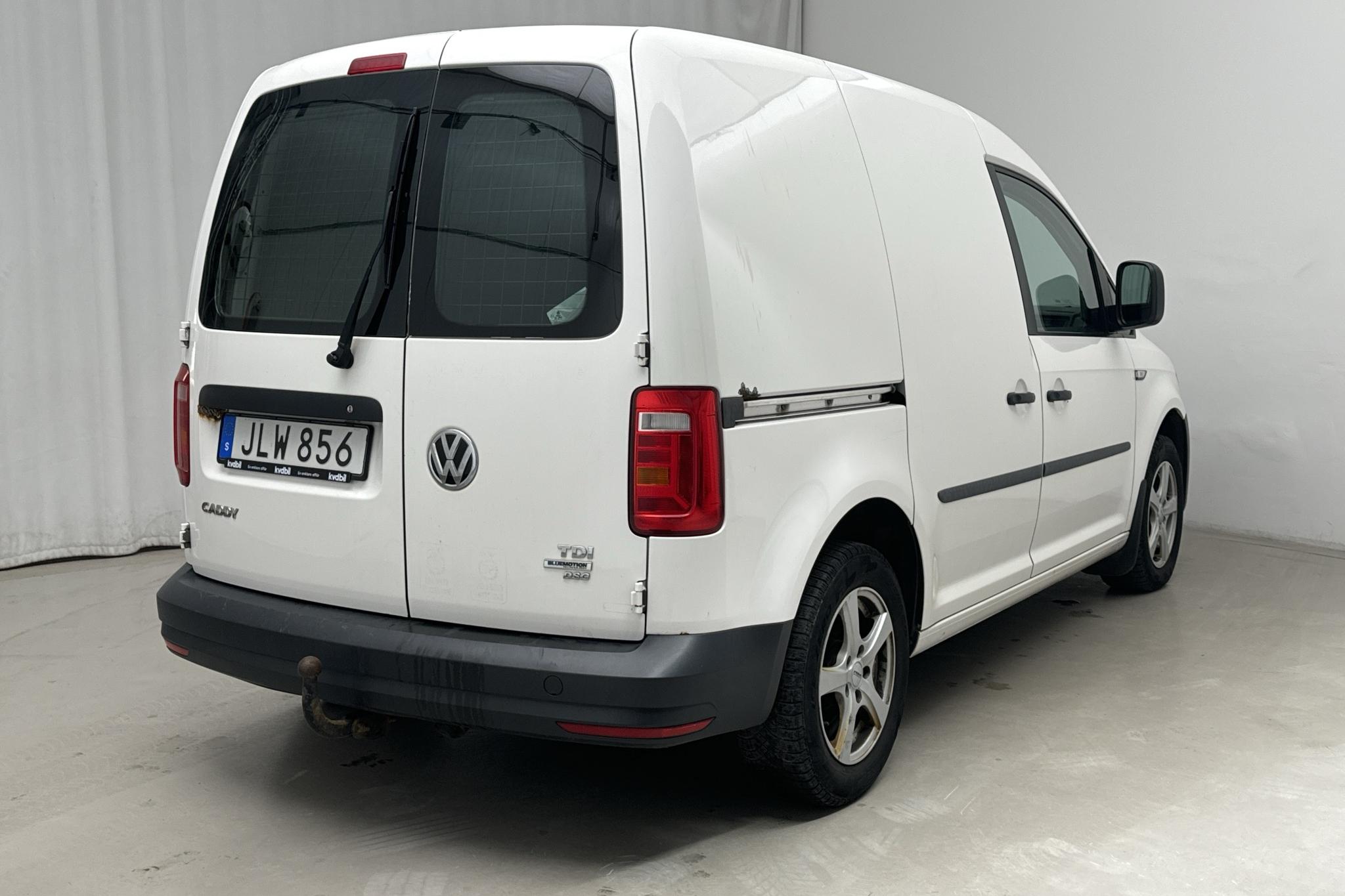 VW Caddy 2.0 TDI Skåp (102hk) - 257 520 km - Automaattinen - valkoinen - 2016