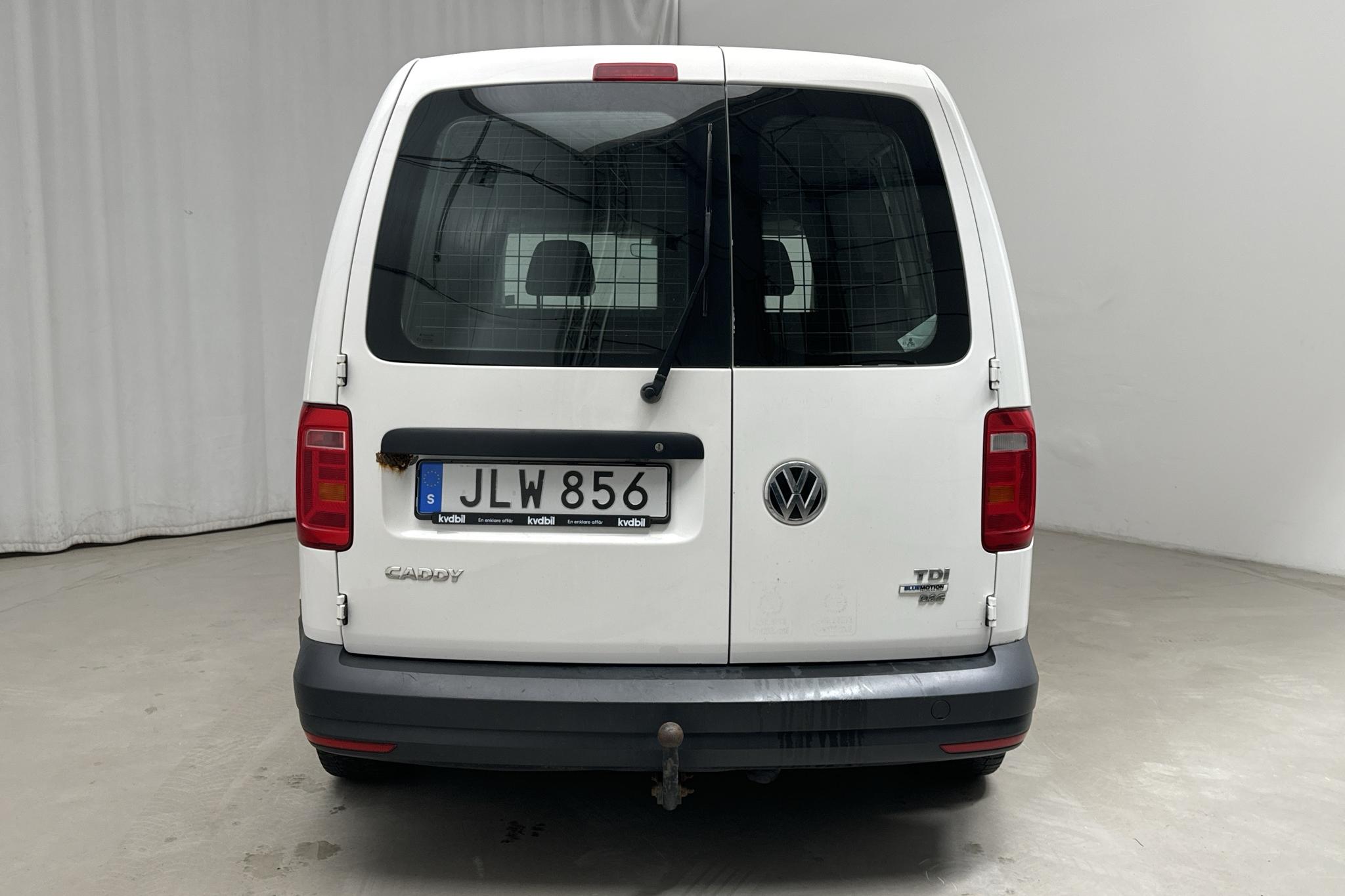 VW Caddy 2.0 TDI Skåp (102hk) - 257 520 km - Automaattinen - valkoinen - 2016