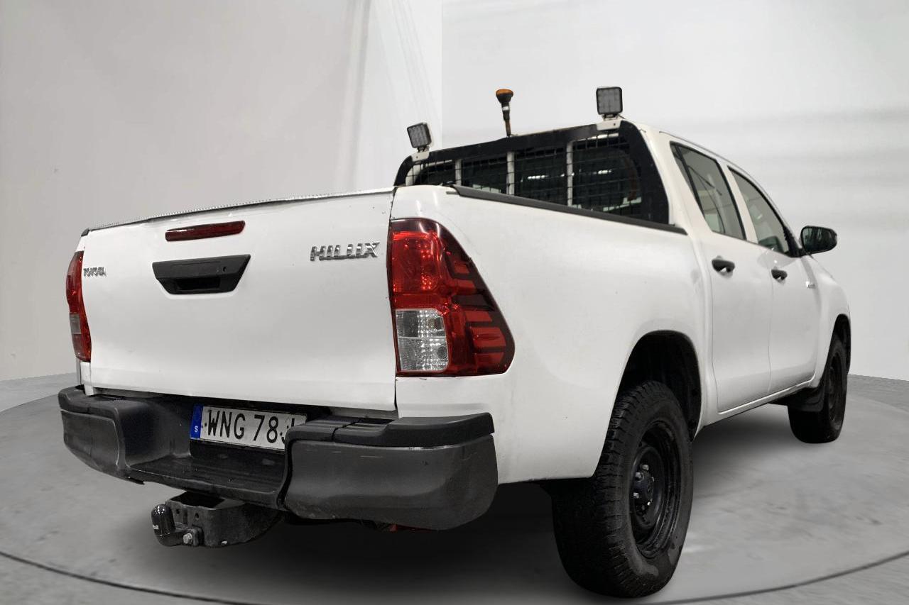 Toyota Hilux 2.4 D 4WD (150hk) - 147 590 km - Manuaalinen - valkoinen - 2019