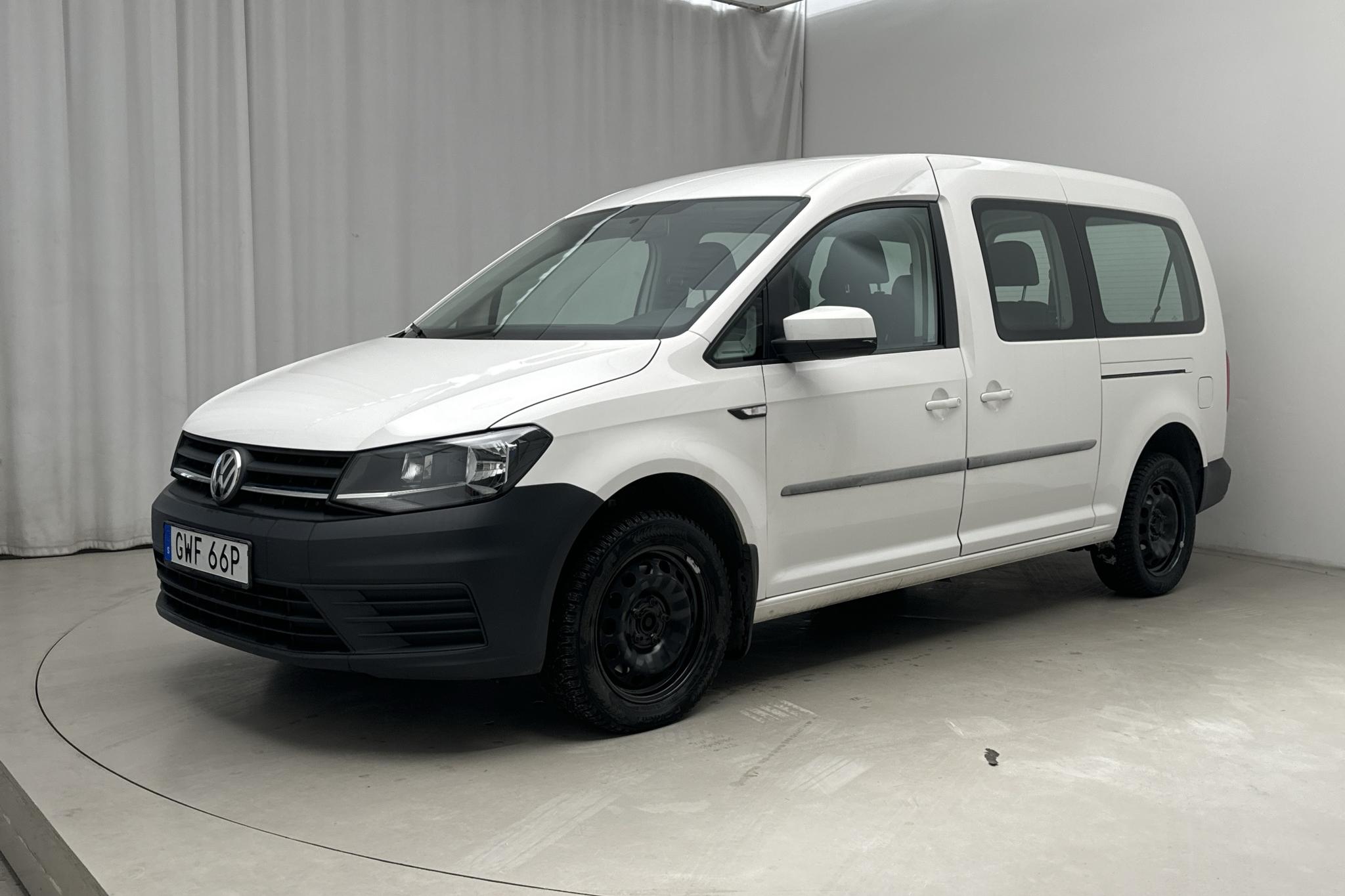 VW Caddy Maxi Life 2.0 TDI (102hk) - 6 444 mil - Automat - vit - 2019