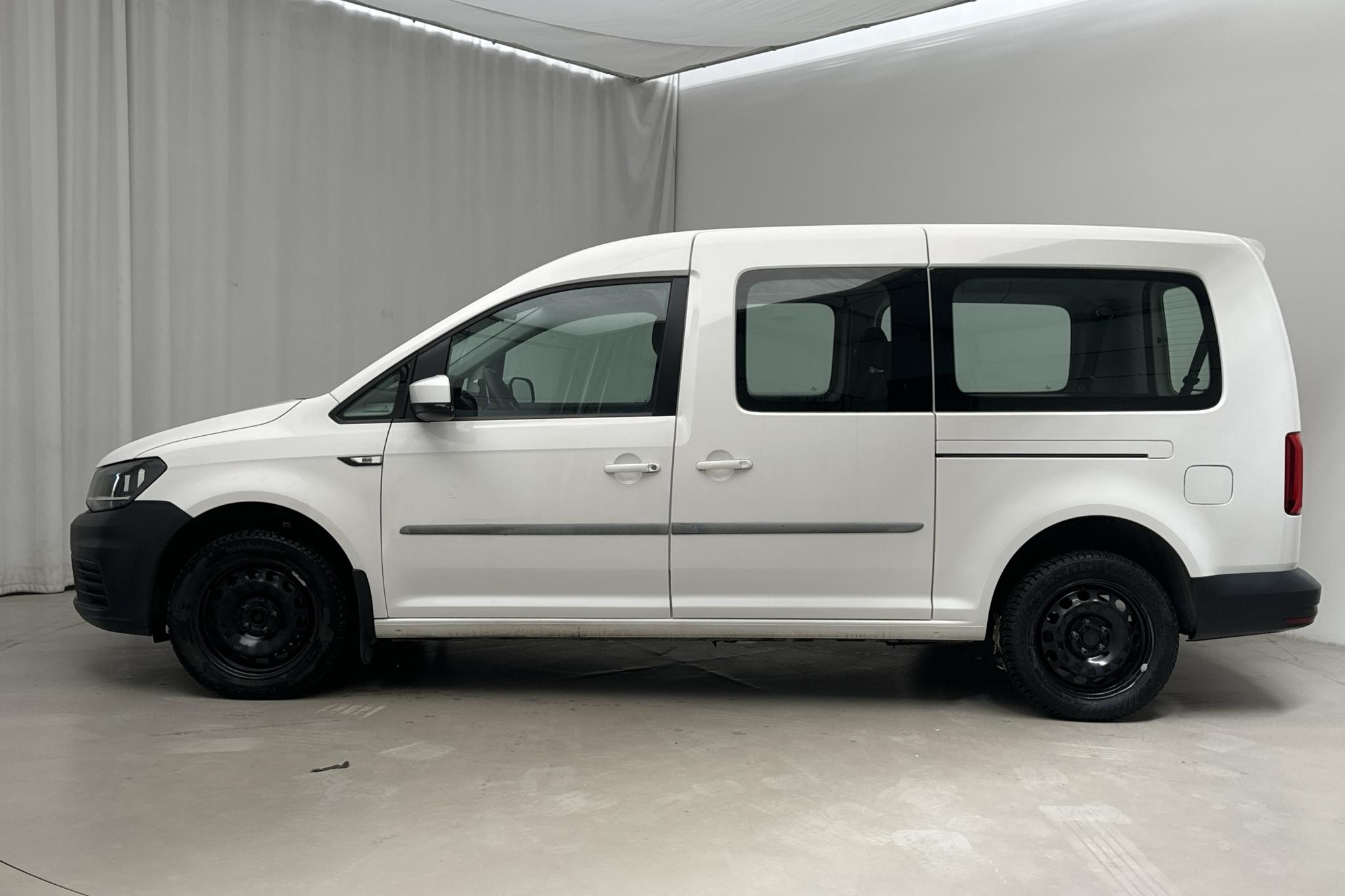 VW Caddy Maxi Life 2.0 TDI (102hk) - 6 444 mil - Automat - vit - 2019