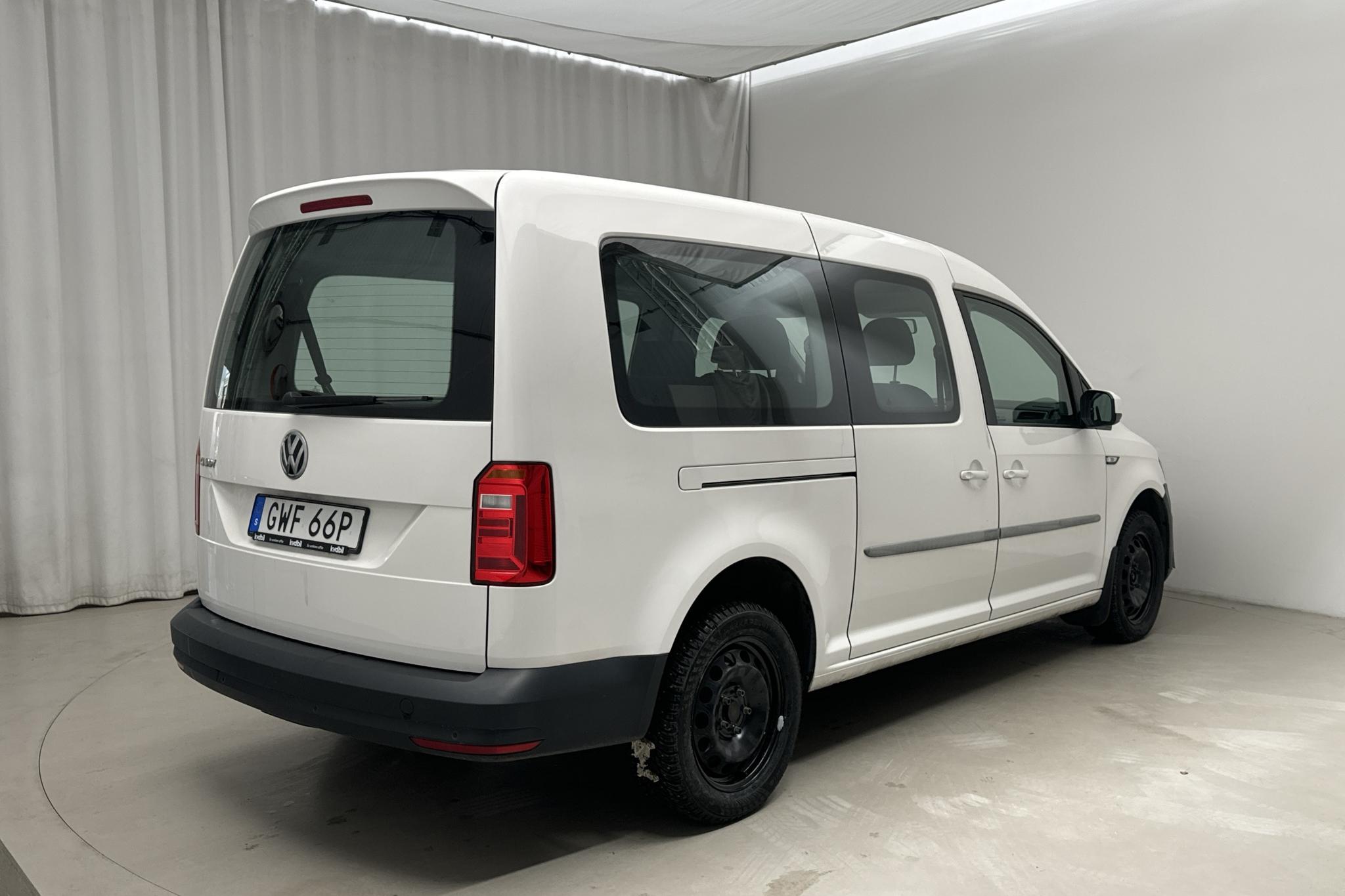 VW Caddy Maxi Life 2.0 TDI (102hk) - 6 444 mil - Automat - vit - 2019