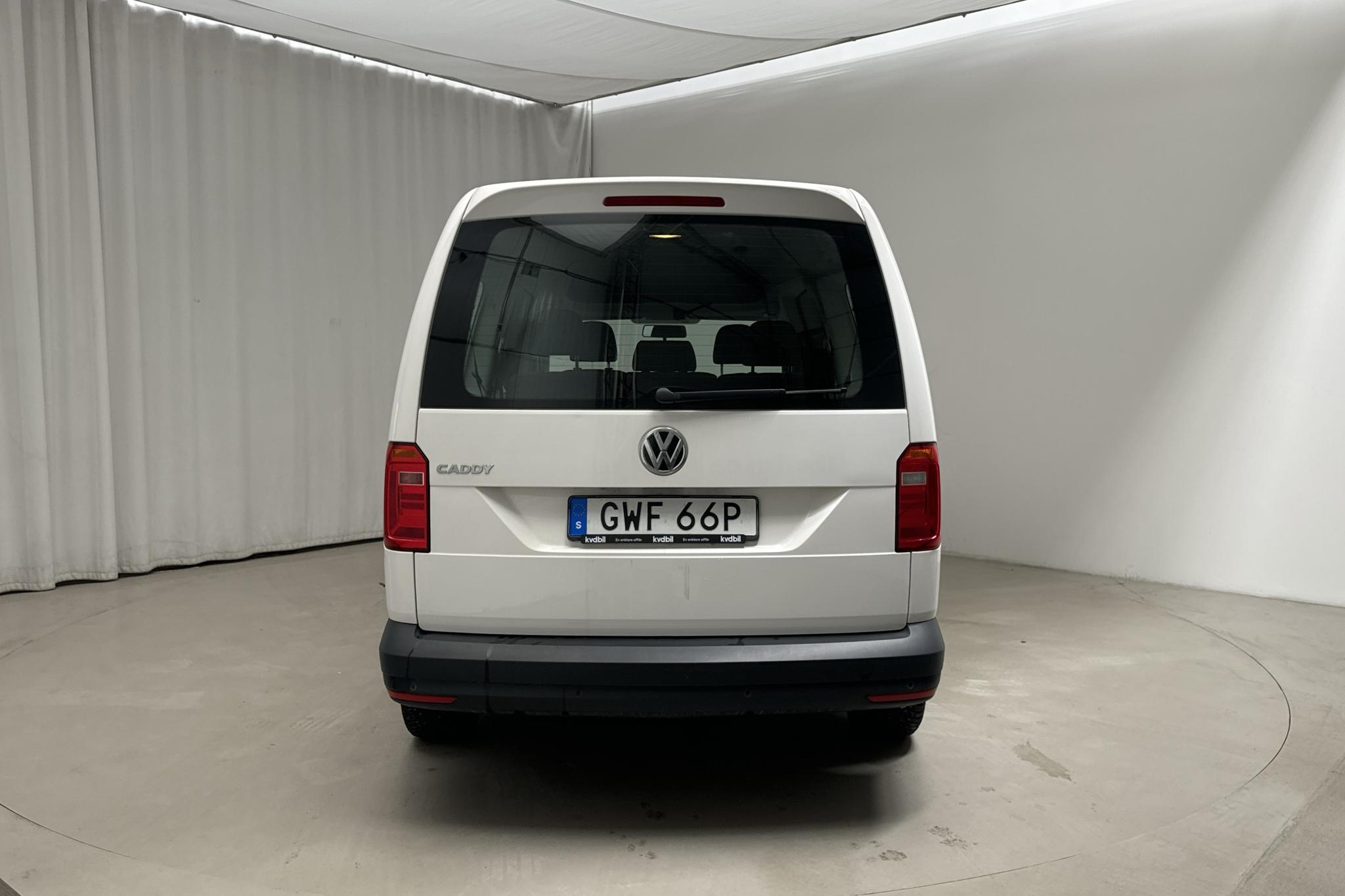 VW Caddy Maxi Life 2.0 TDI (102hk) - 6 444 mil - Automat - vit - 2019