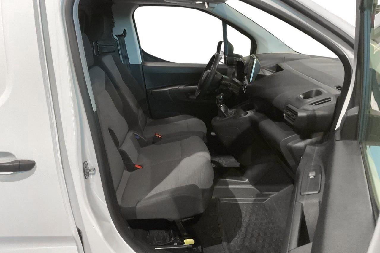 Citroen Berlingo 1.5 BlueHDi Skåp (75hk) - 121 740 km - Manuaalinen - valkoinen - 2019