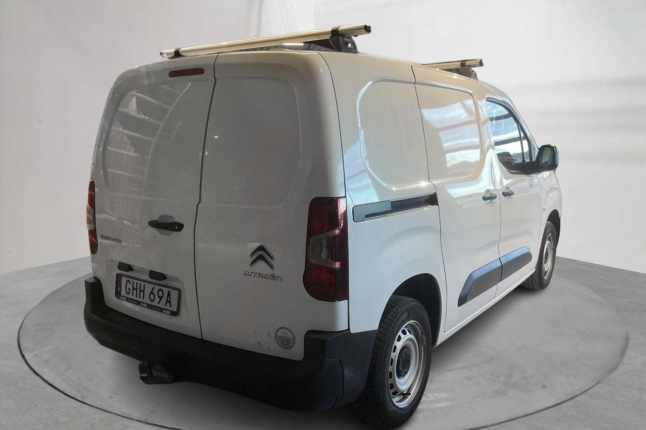 Citroen Berlingo 1.5 BlueHDi Skåp (75hk) - 121 740 km - Manuaalinen - valkoinen - 2019